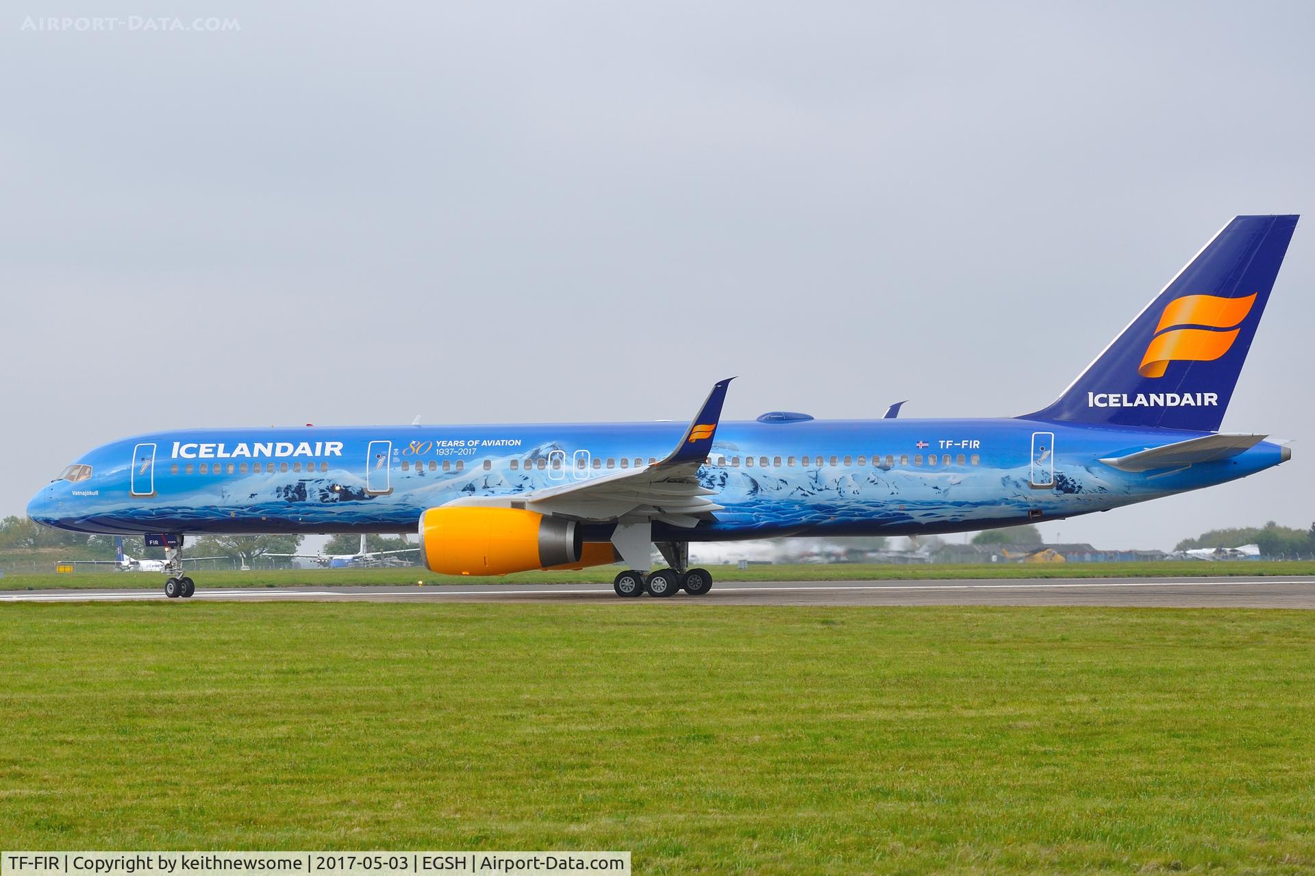 TF-FIR, 1994 Boeing 757-256 C/N 26242, Icelandair 80 Years of Aviation scheme.
