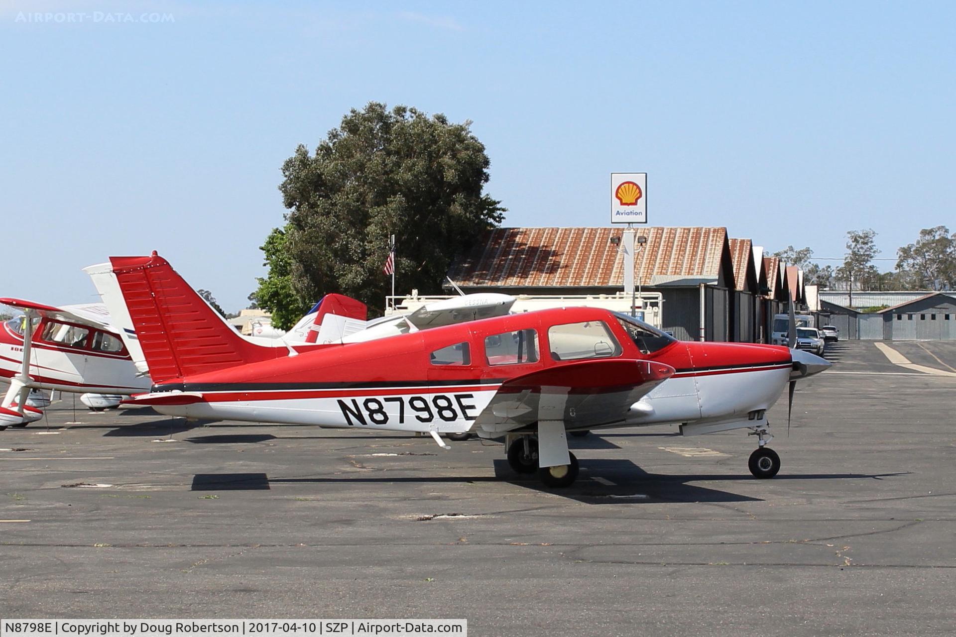 N8798E, 1976 Piper PA-28R-200 Cherokee Arrow II C/N 28R-7635215, 1976 Piper PA-28R-200 ARROW II, Lycoming O&VO-360 200 Hp