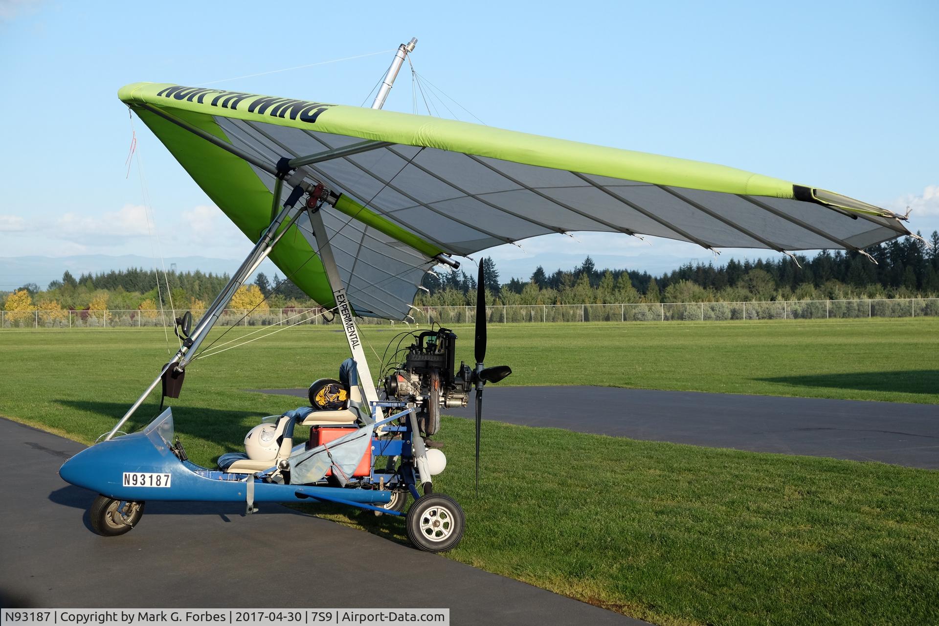 N93187, 1990 Forbes Mark G VENUS TRIKE C/N 001, Venus Light Sport Trike, SN 001