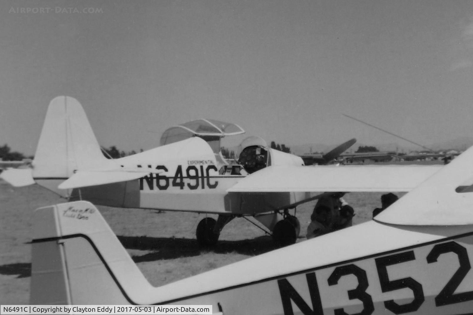 N6491C, 1956 Stits SA-6B Flut-r-Bug C/N 109, California 1960's?