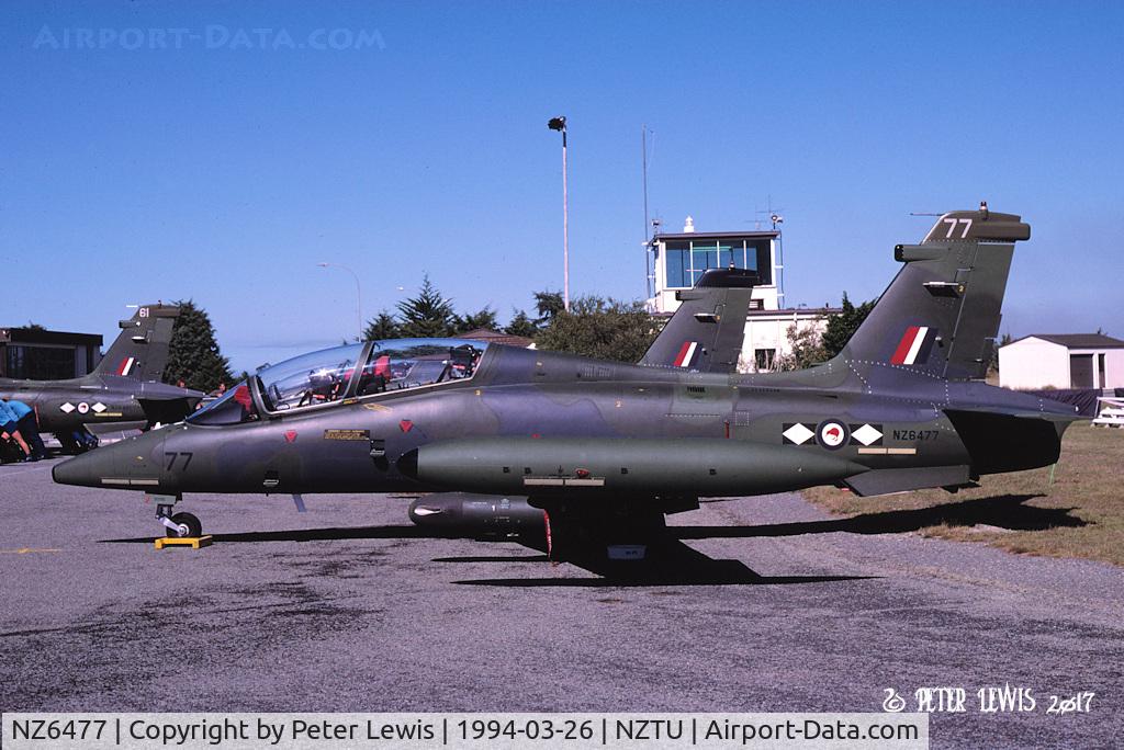 NZ6477, 1991 Aermacchi MB-339CB C/N 6830/181, No.14 Squadron Ohakea.