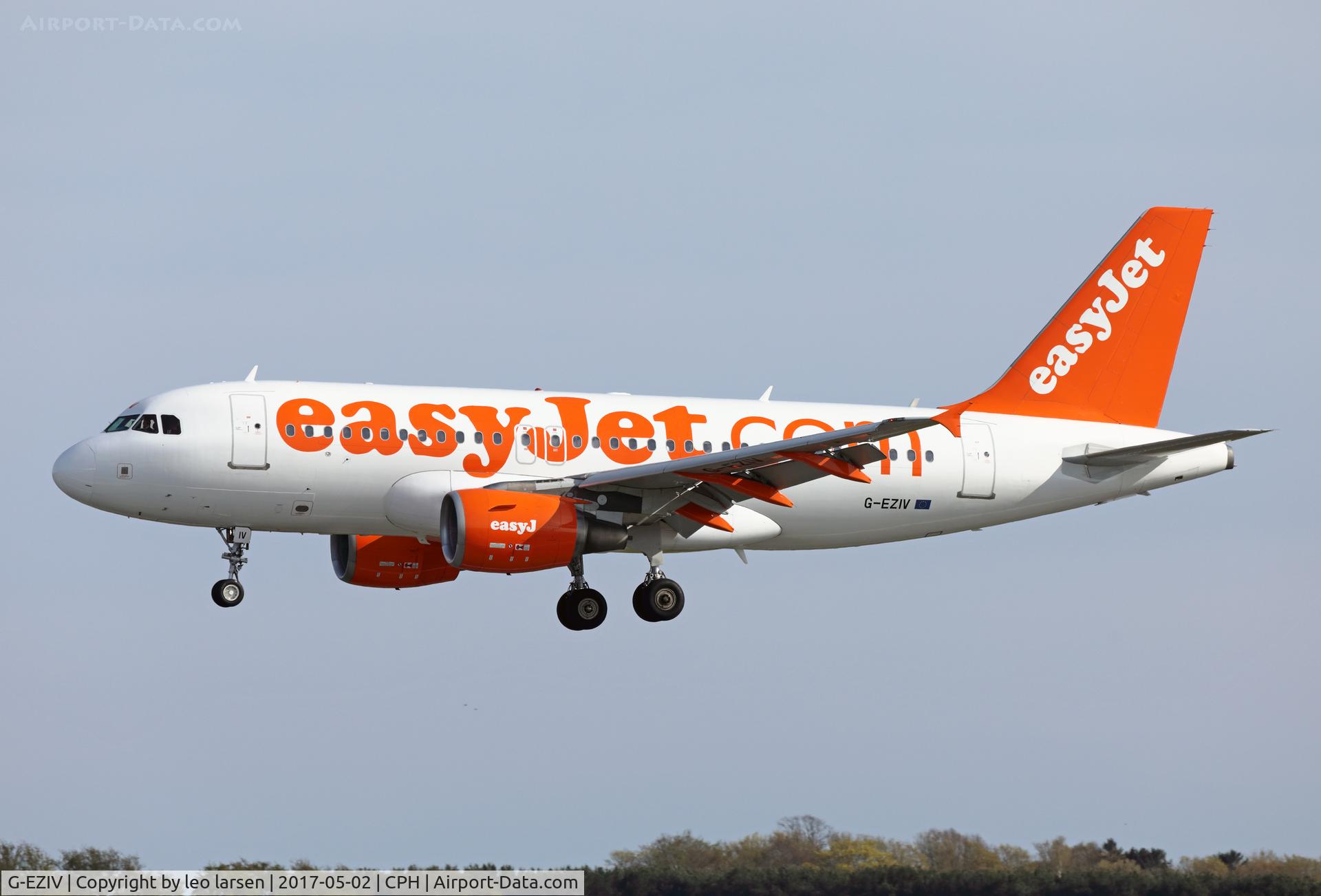 G-EZIV, 2005 Airbus A319-111 C/N 2565, Copenhagen 2.5.2017