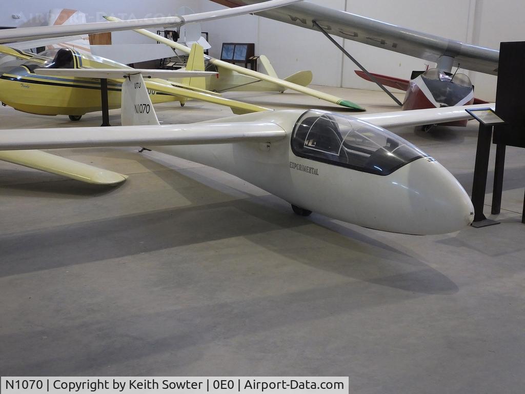 N1070, 1967 Fibera KK-I-E UTU C/N 18, Museum glider