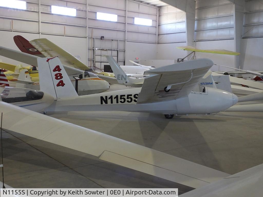 N1155S, 1972 Schweizer SGS 1-26C C/N 484, In the gliding museum
