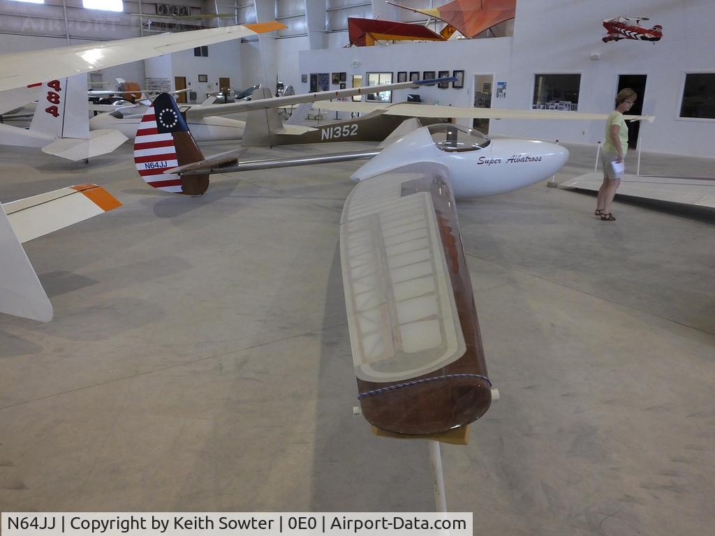 N64JJ, 2000 Bowlus BS-100 Super Albatross C/N 003, In the gliding museum