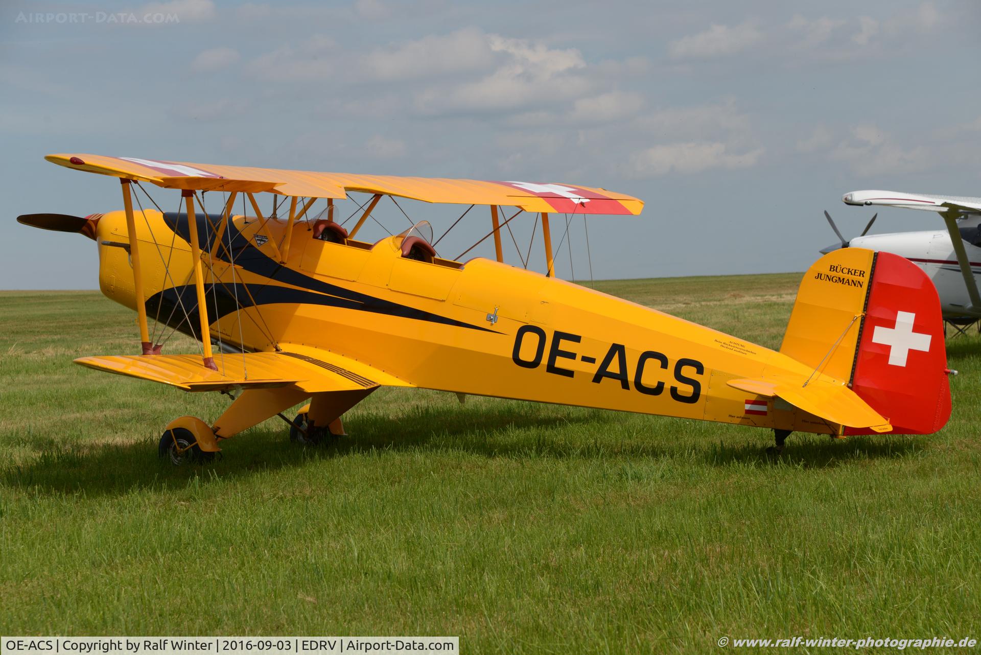 OE-ACS, Tatra T-131PA Jungmann C/N 120, Bücker (Tatra) T-131-PA Jungmann - Private - T-1131.120 - OE-ACS - 03.09.2016 - EDRV