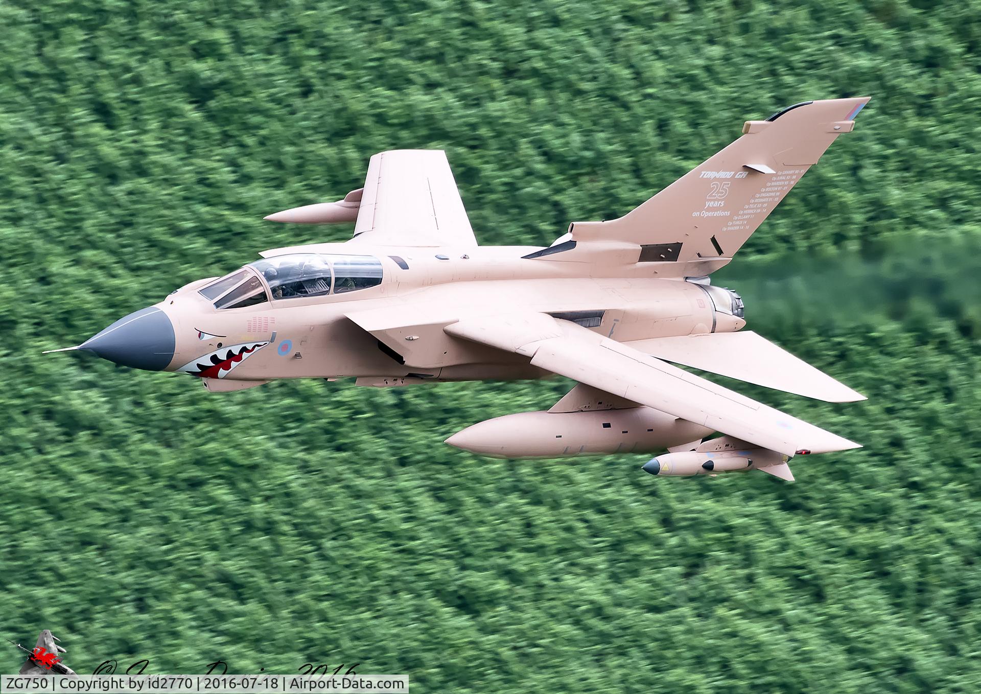 ZG750, 1991 Panavia Tornado GR.4 C/N 862/BT051/3420, Pinky