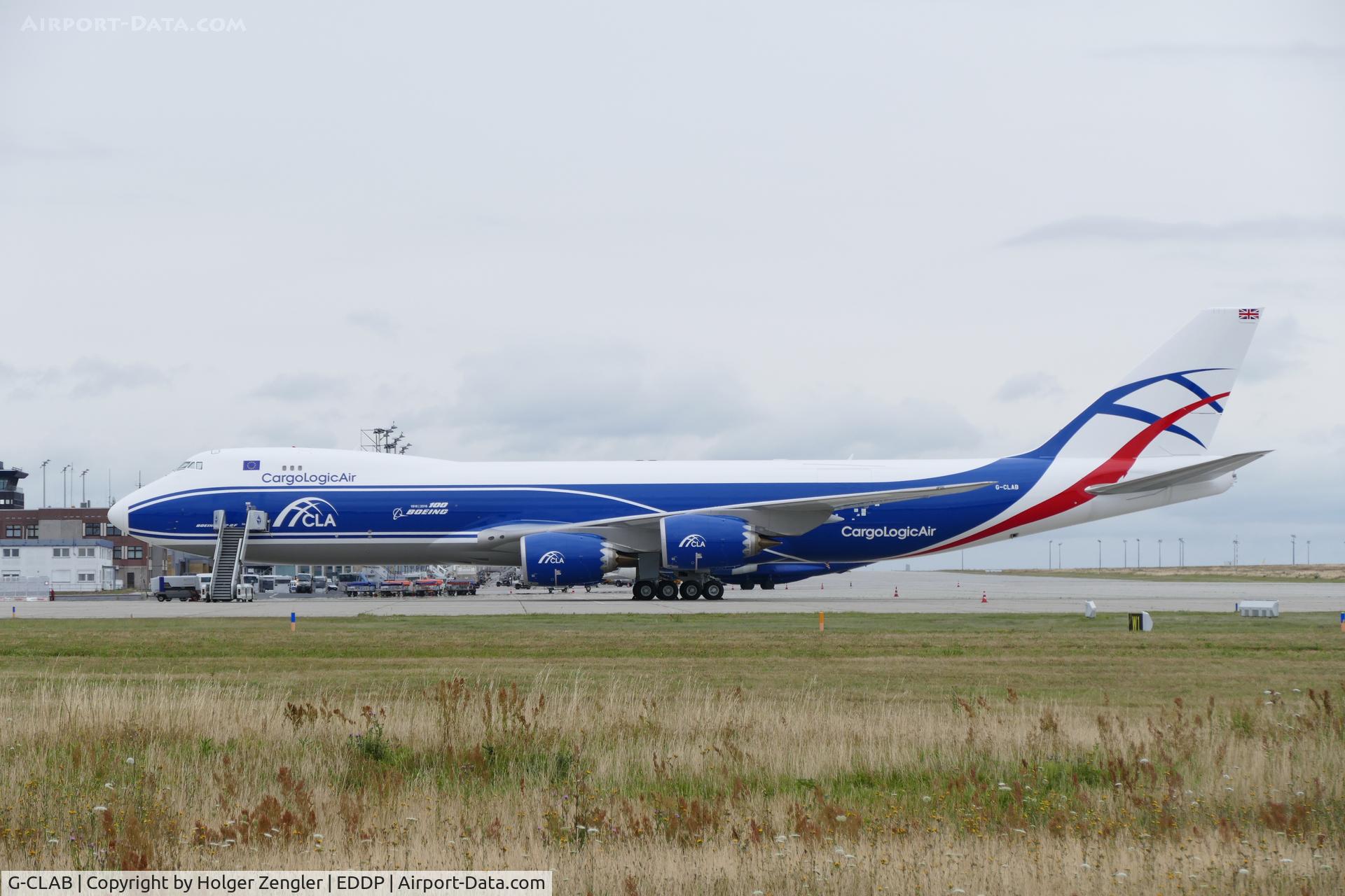 G-CLAB, 2015 Boeing 747-83QF C/N 60119, Visitor from GB on apron 1 west...