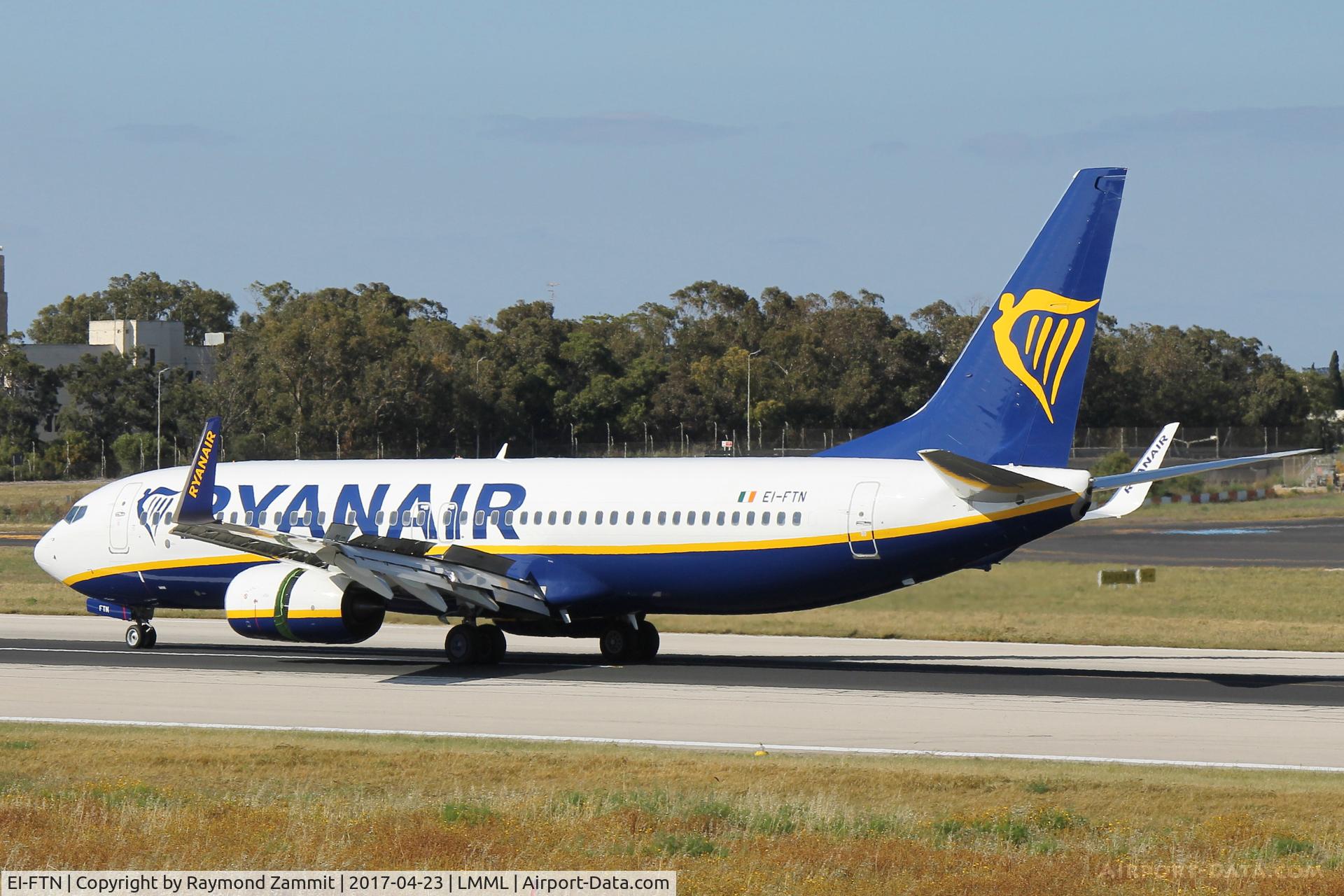 EI-FTN, 2016 Boeing 737-8AS C/N 44764, B737-800 EI-FTN Ryanair