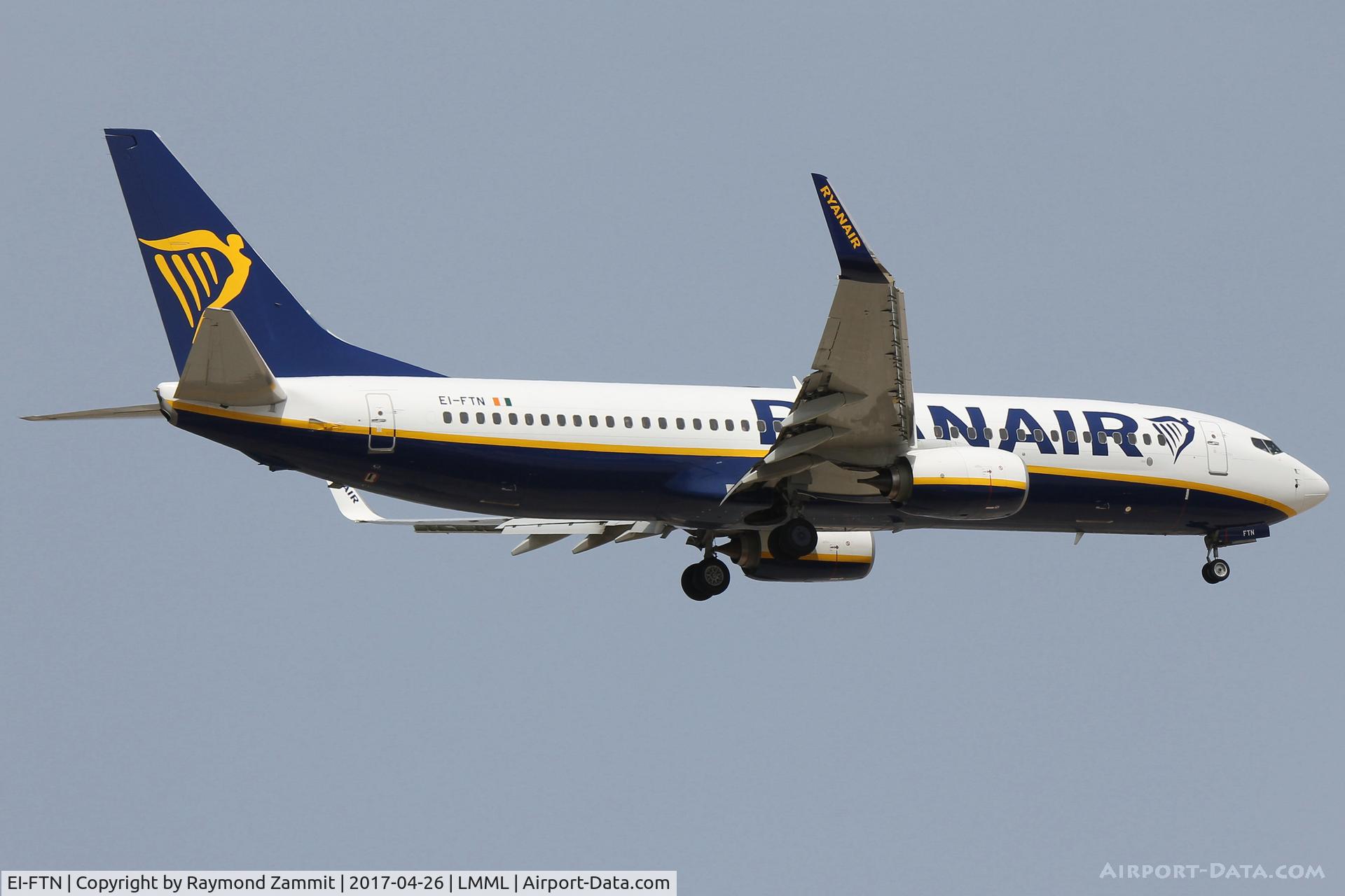 EI-FTN, 2016 Boeing 737-8AS C/N 44764, B737-800 EI-FTN Ryanair