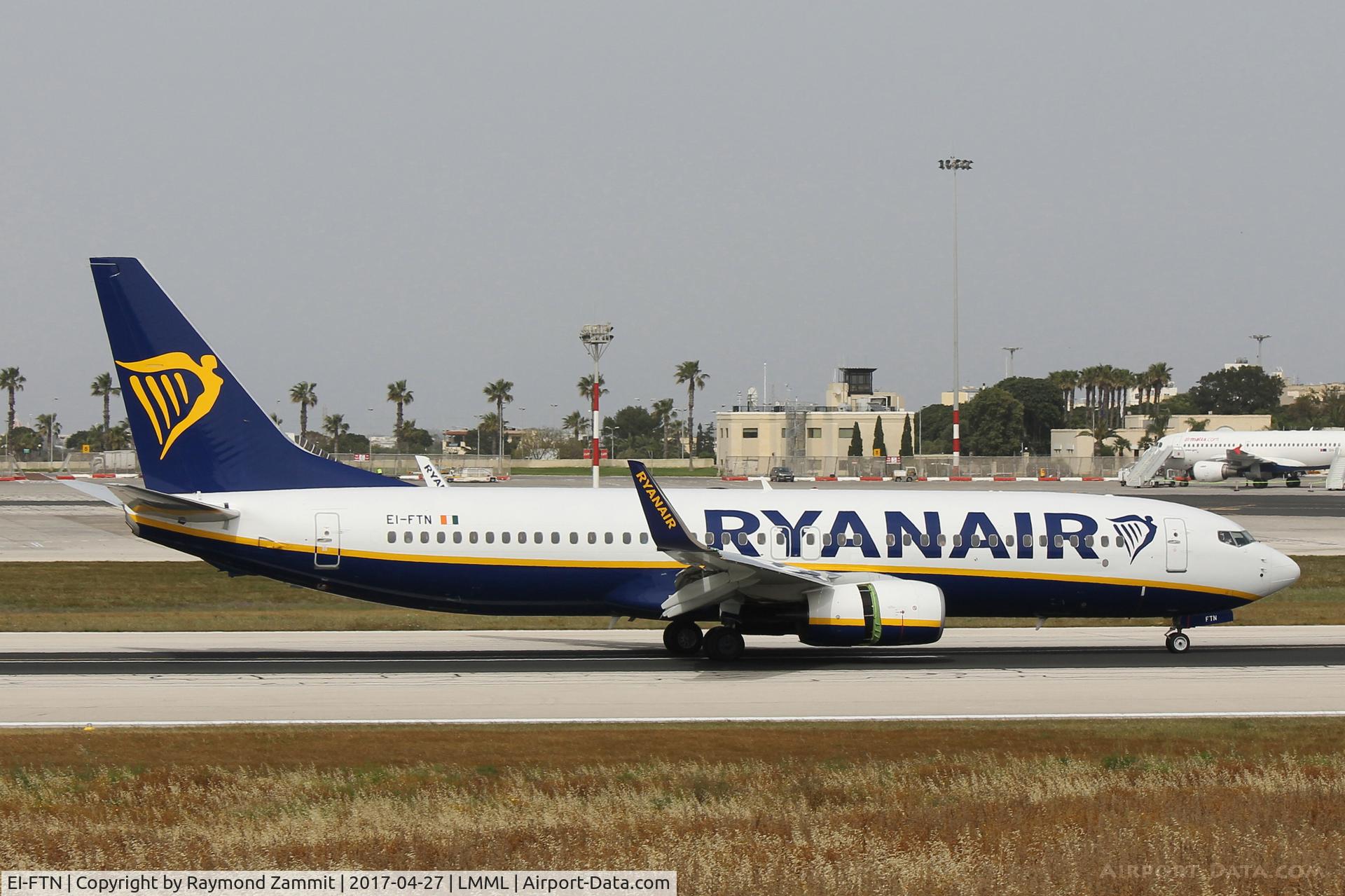 EI-FTN, 2016 Boeing 737-8AS C/N 44764, B737-800 EI-FTN Ryanair