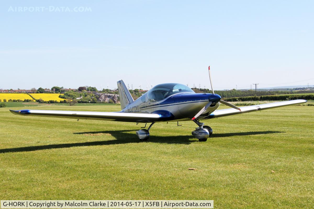 G-HORK, 2007 Alpi Aviation Pioneer 300 Hawk C/N PFA 330A-14741, Alpi Aviation Pioneer 300 Hawk At Fishburn Airfield. May 17th 2014.
