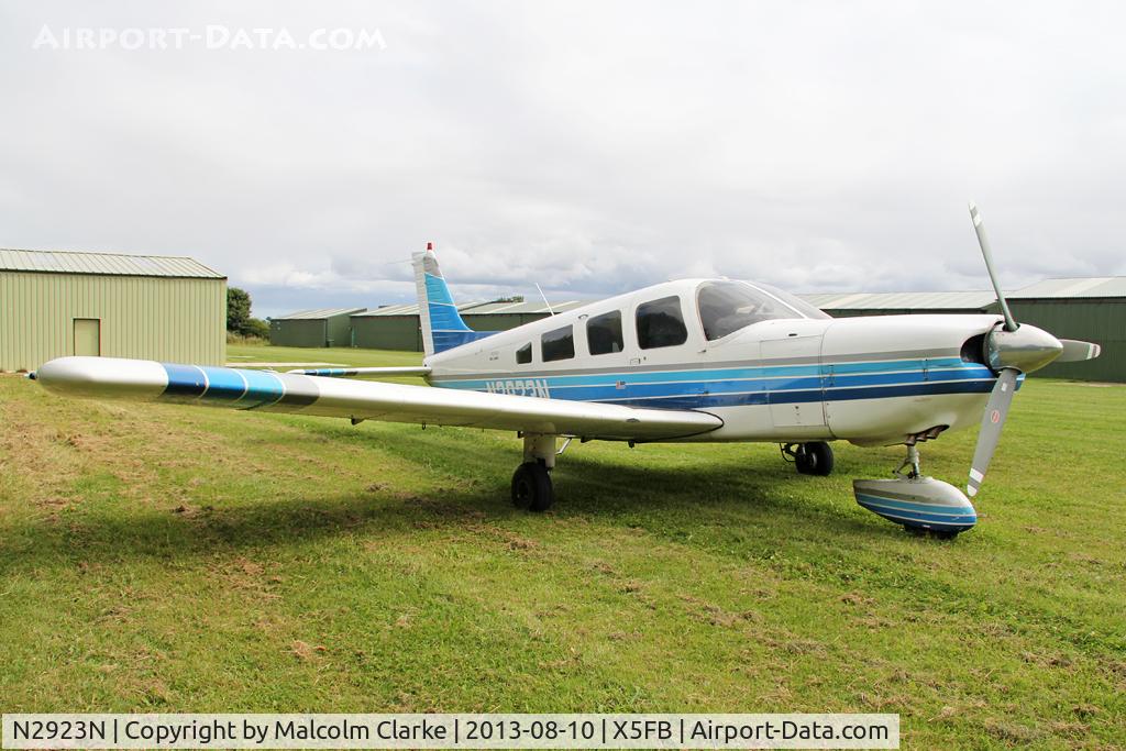 N2923N, 1979 Piper PA-32-300 Cherokee Six Cherokee Six C/N 32-7940207, Piper PA-32-300 Cherokee Six Fishburn Airfield UK. August 10th 2013.