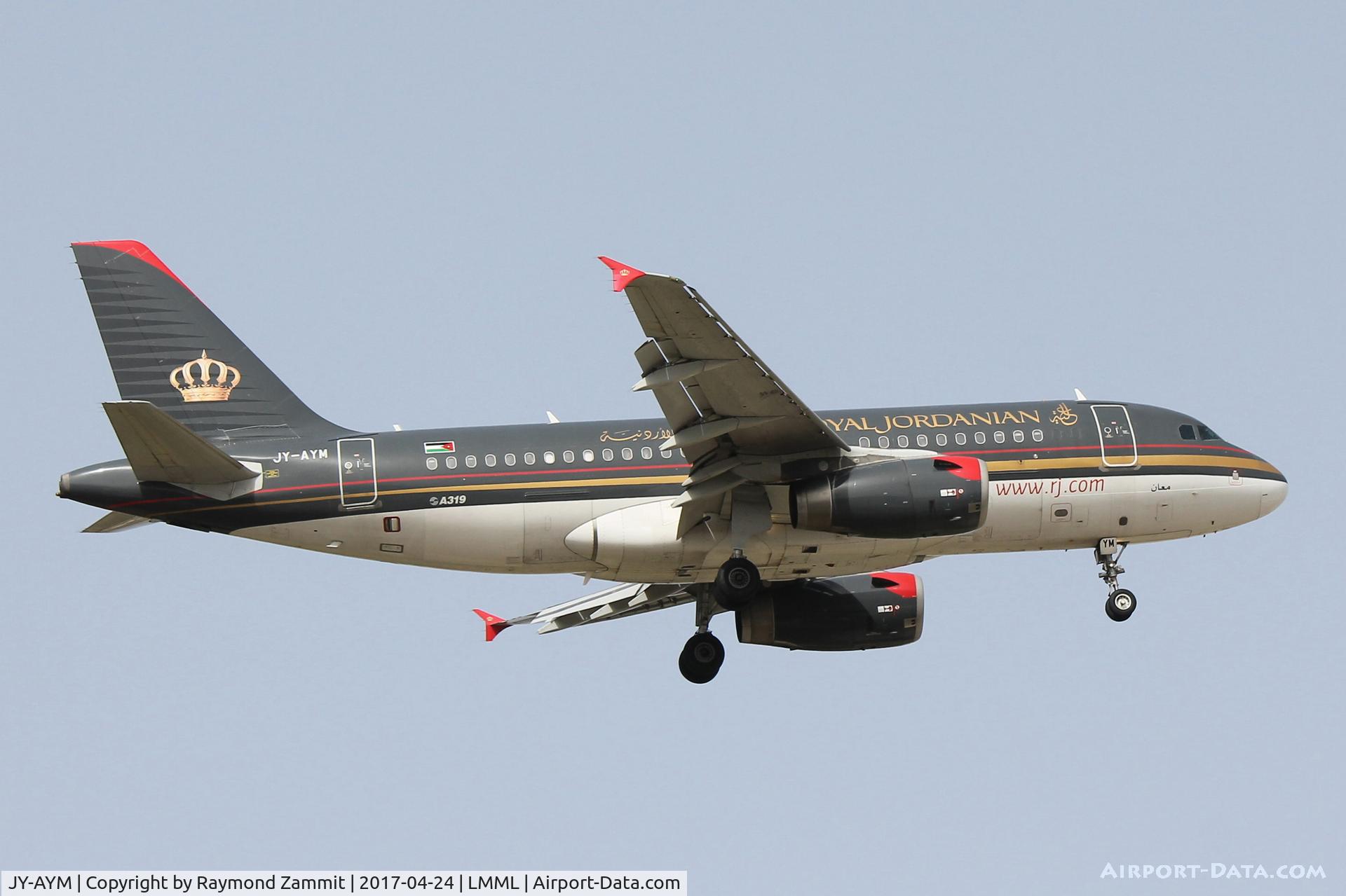 JY-AYM, 2008 Airbus A319-132 C/N 3685, A319 JY-AYM Royal Jordanian Airlines