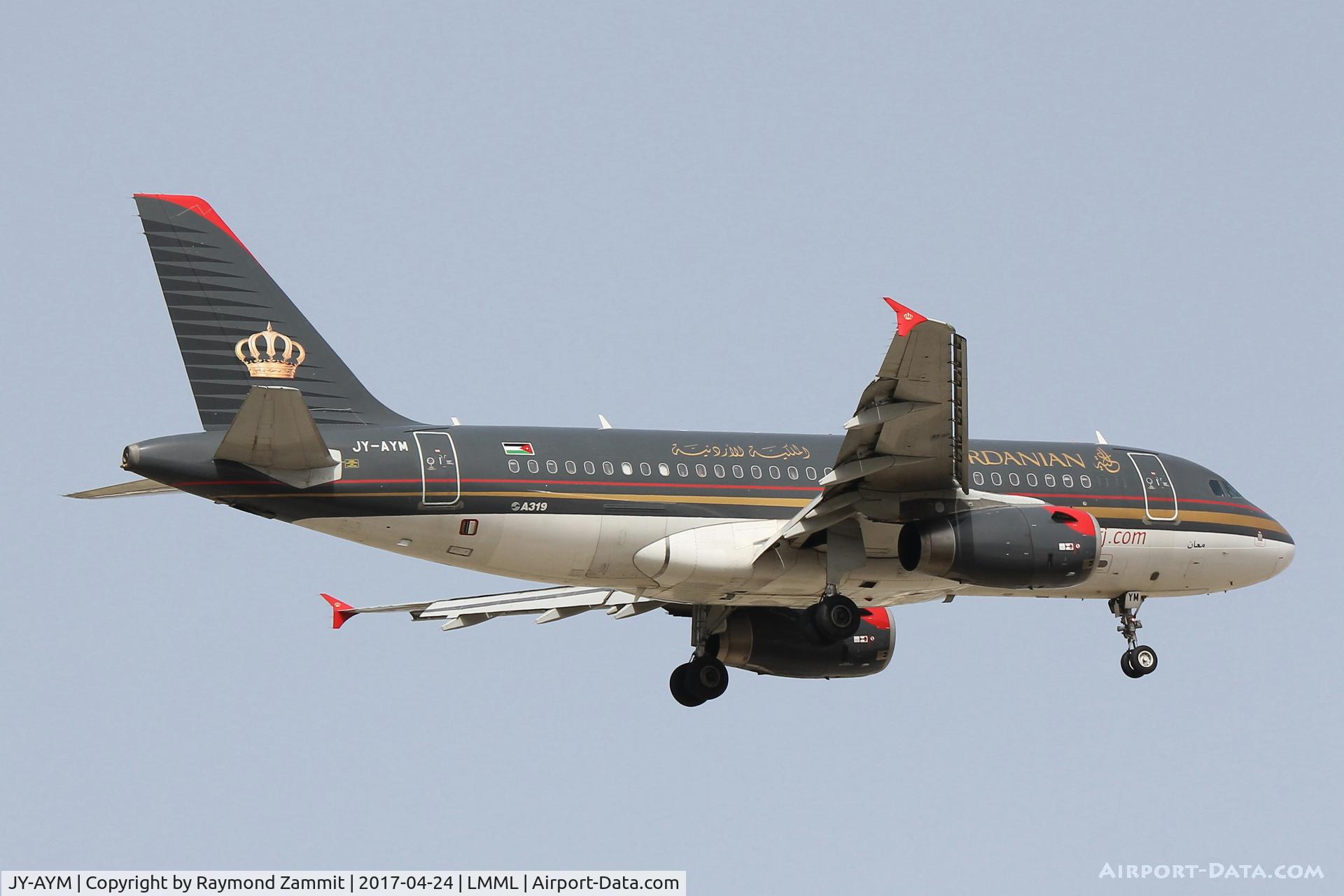 JY-AYM, 2008 Airbus A319-132 C/N 3685, A319 JY-AYM Royal Jordanian Airlines