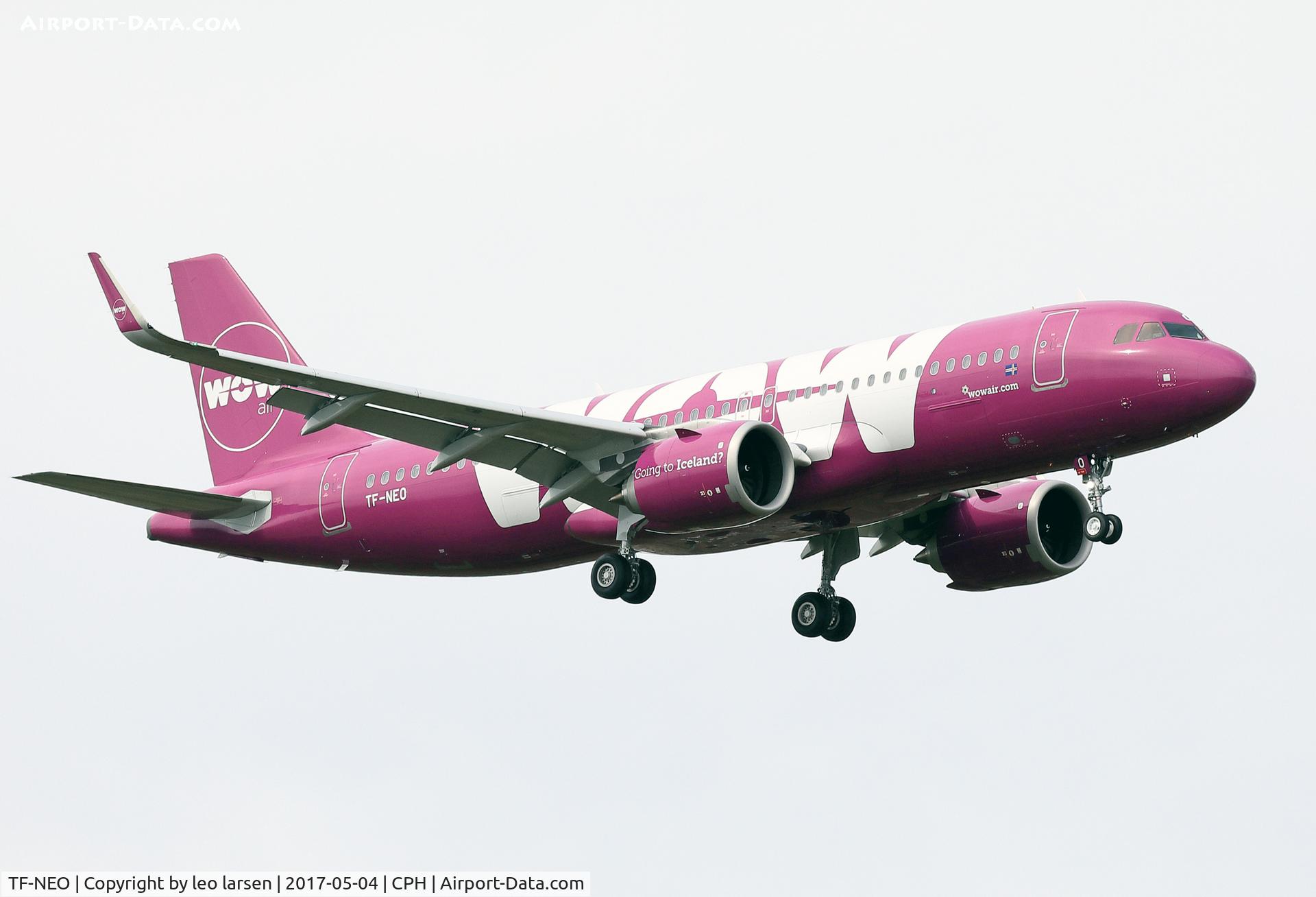 TF-NEO, 2017 Airbus A320-251N C/N 7560, Copenhagen 4.5.2017