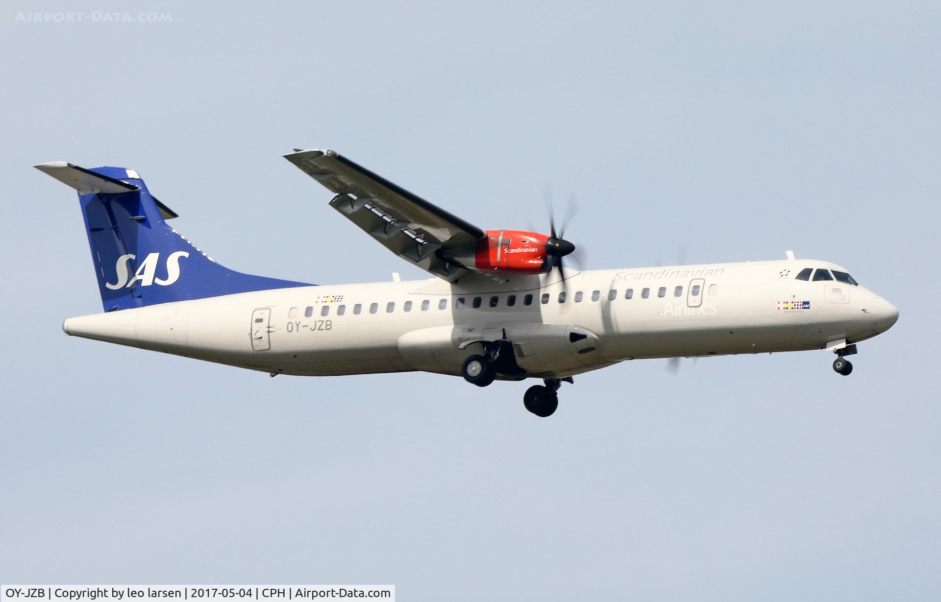 OY-JZB, 2013 ATR 72-600 (72-212A) C/N 1121, Copenhagen 4.5.2017 on final to R-04L