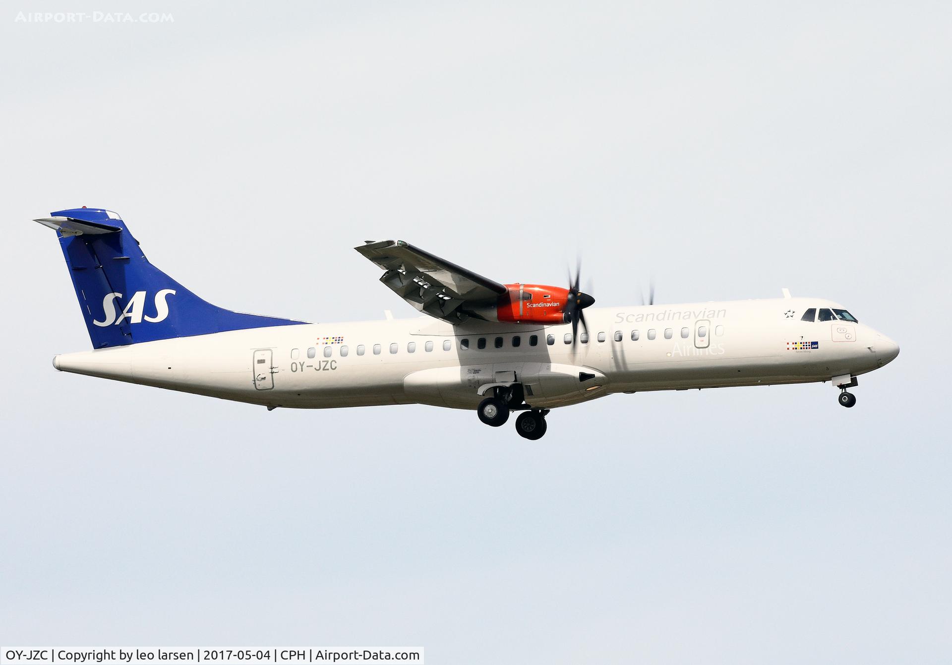 OY-JZC, 2013 ATR 72-600 (72-212A) C/N 1120, Copenhagen 4.5.2017 on final to R-04L
