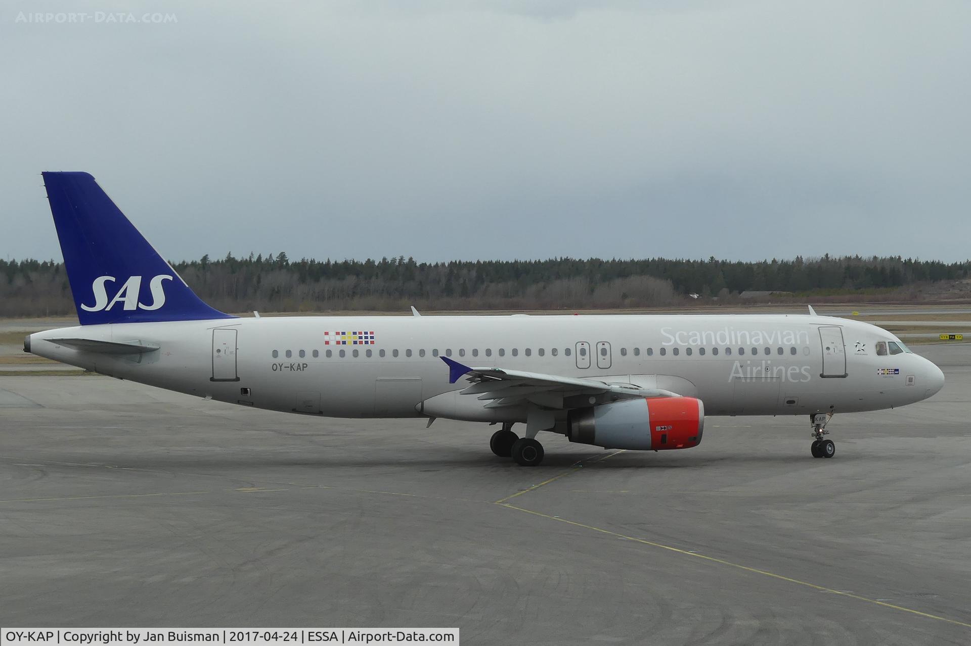 OY-KAP, 2007 Airbus A320-232 C/N 3086, SAS A320