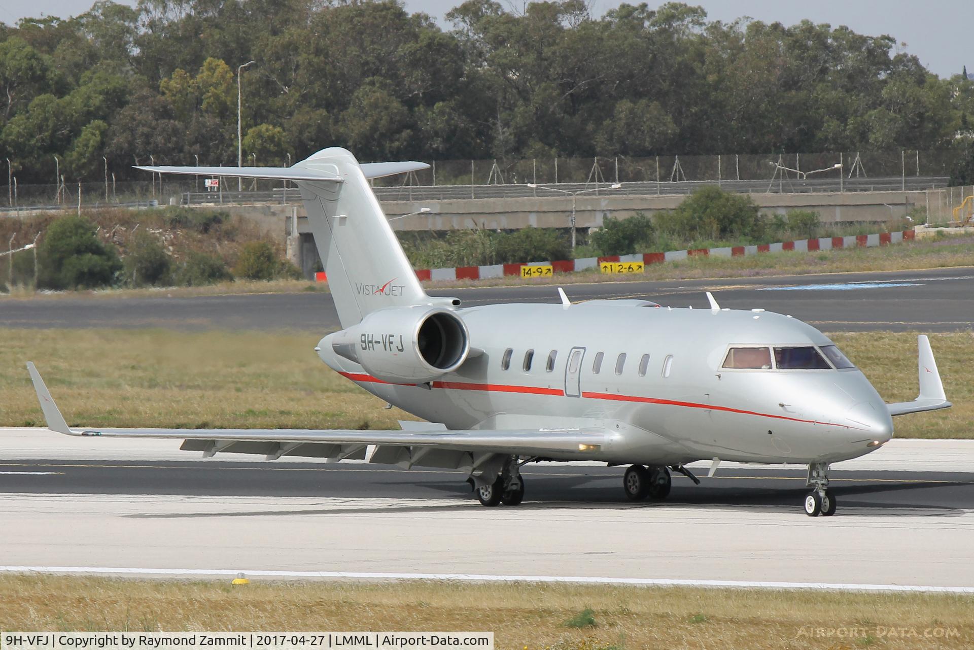 9H-VFJ, 2014 Bombardier Challenger 605 (CL-600-2B16) C/N 5987, Bombardier Challenger605 9H-VFJ Vistajet