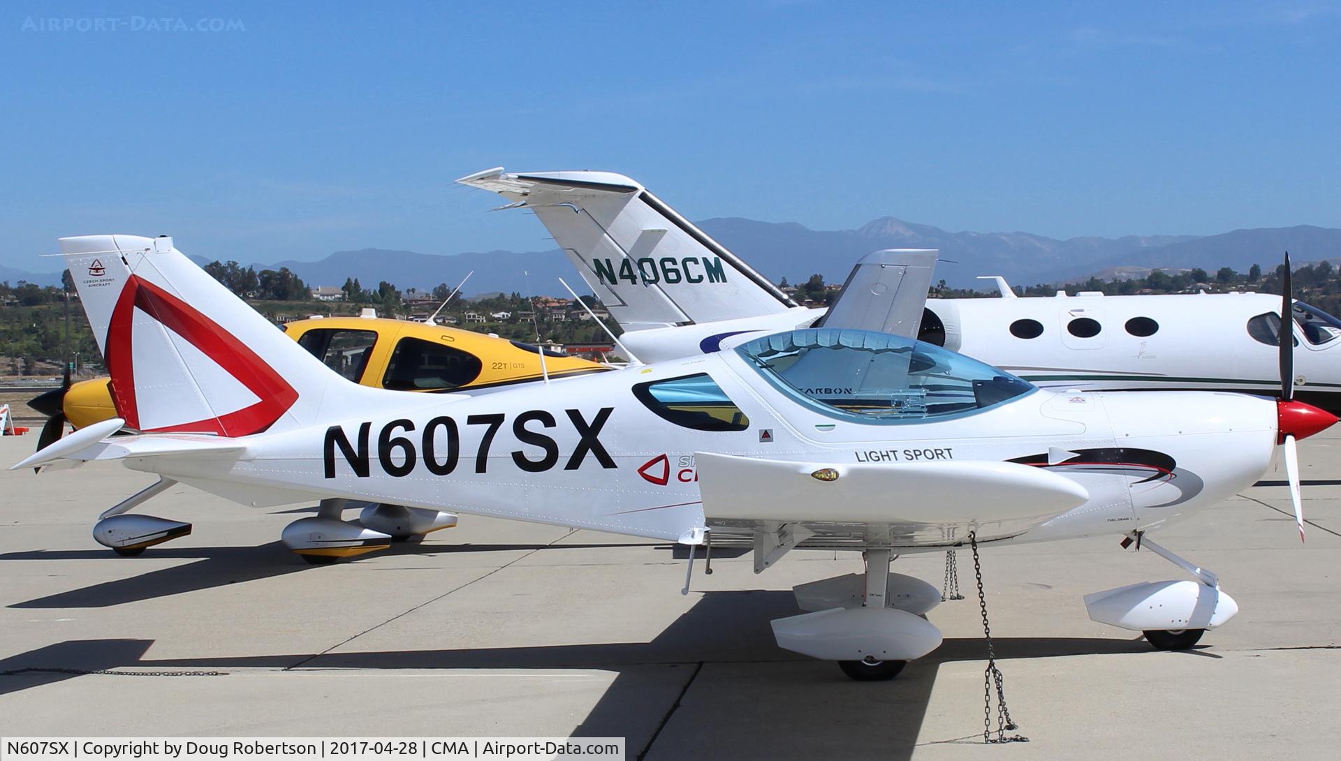 N607SX, Czech Sport Aircraft Sportcruiser C/N C0591, Czech Sport Aircraft AS SPORT CRUISER S-LSA, Rotax 912 ULS 98.6 Hp, at AOPA FLY-IN