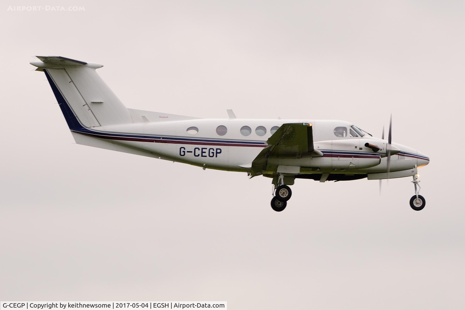 G-CEGP, 1980 Beech 200 Super King Air C/N BB-726, Return Visitor.