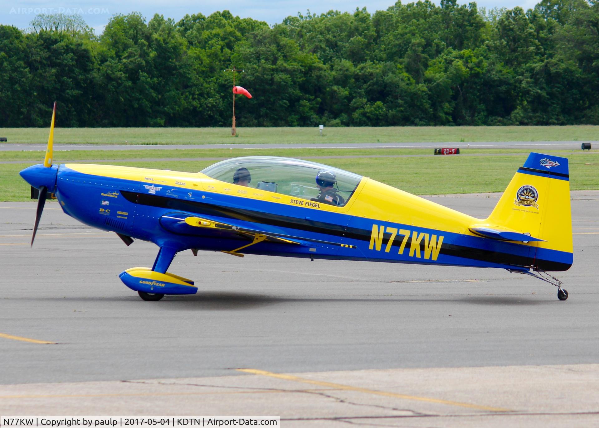N77KW, 1997 Extra EA-300/L C/N 053, At Downtown Shreveport.