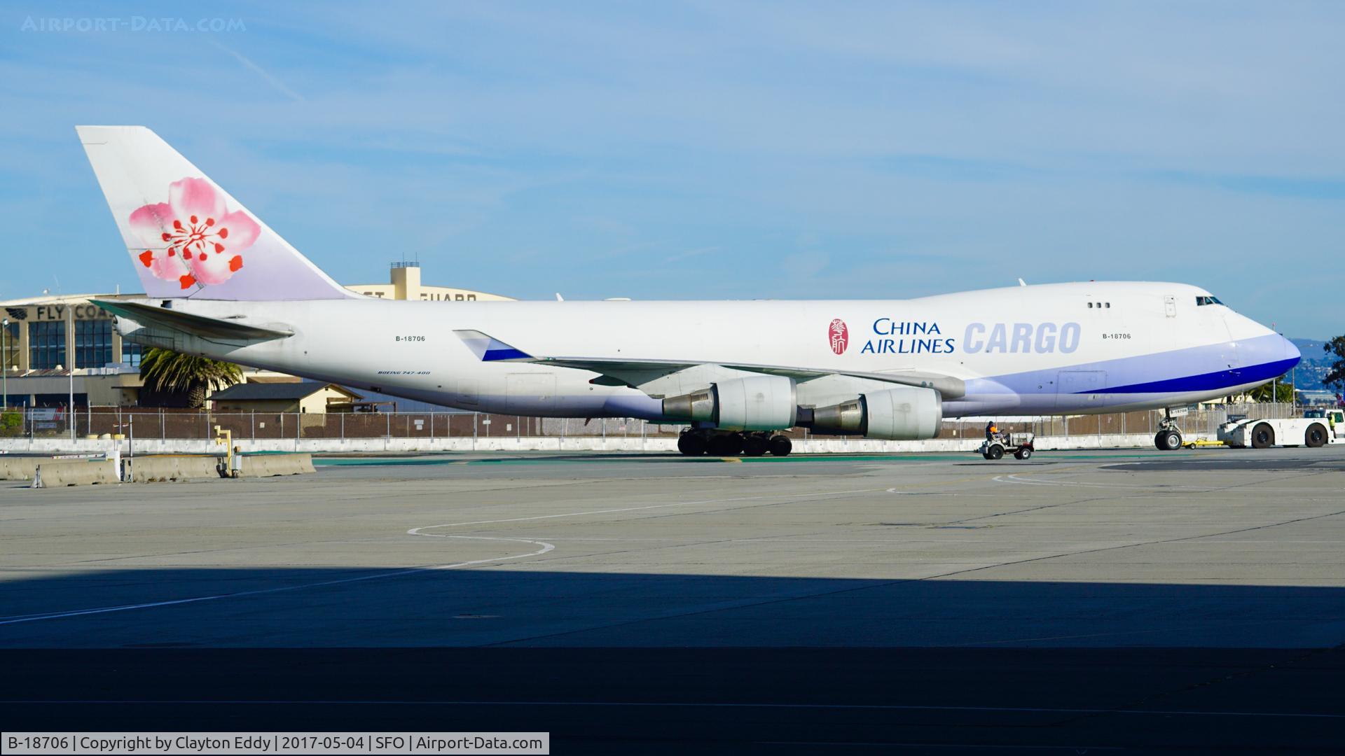 B-18706, 2001 Boeing 747-409F/SCD C/N 30763, SFO 2017