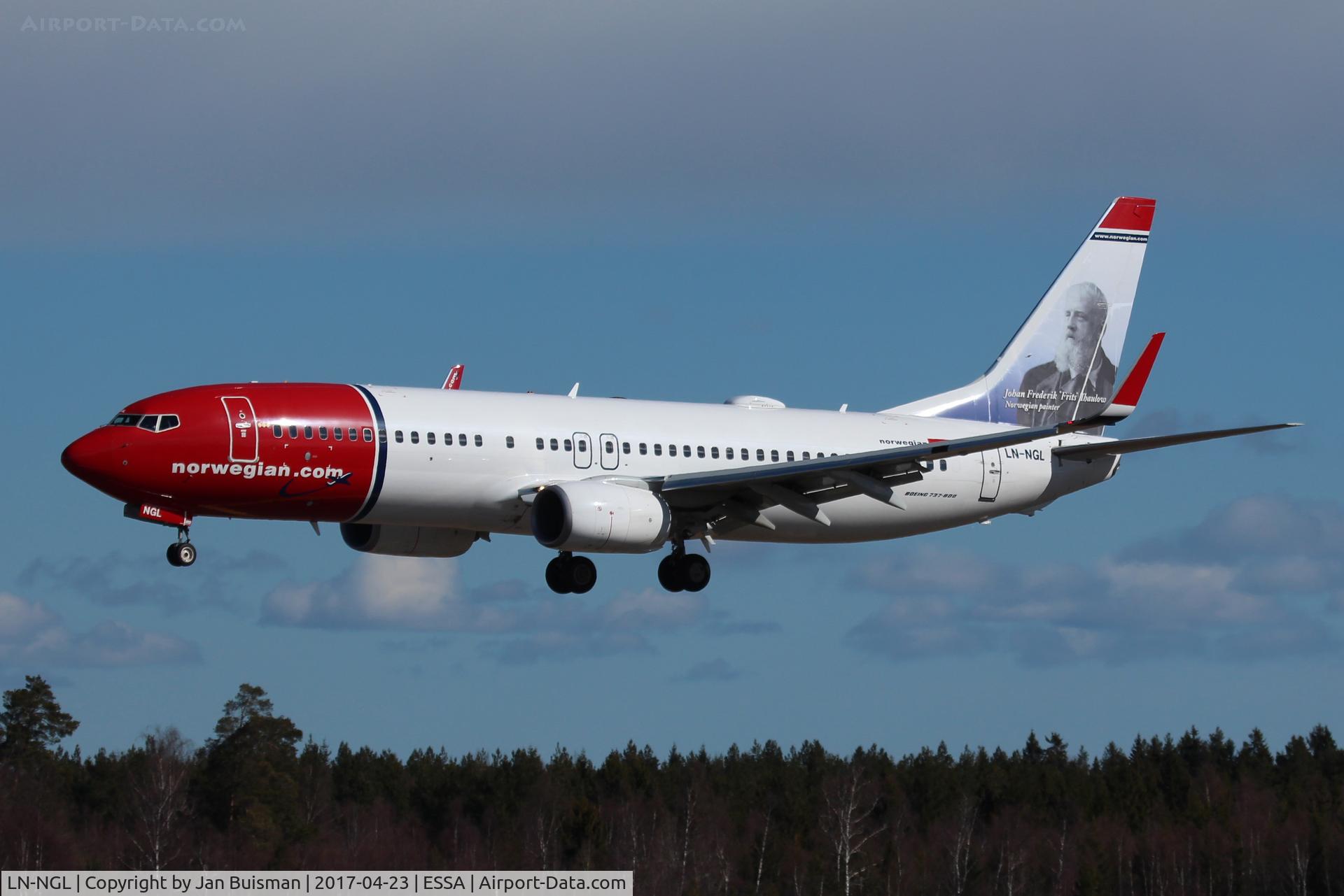 LN-NGL, 2013 Boeing 737-8JP C/N 39023, Norwegian