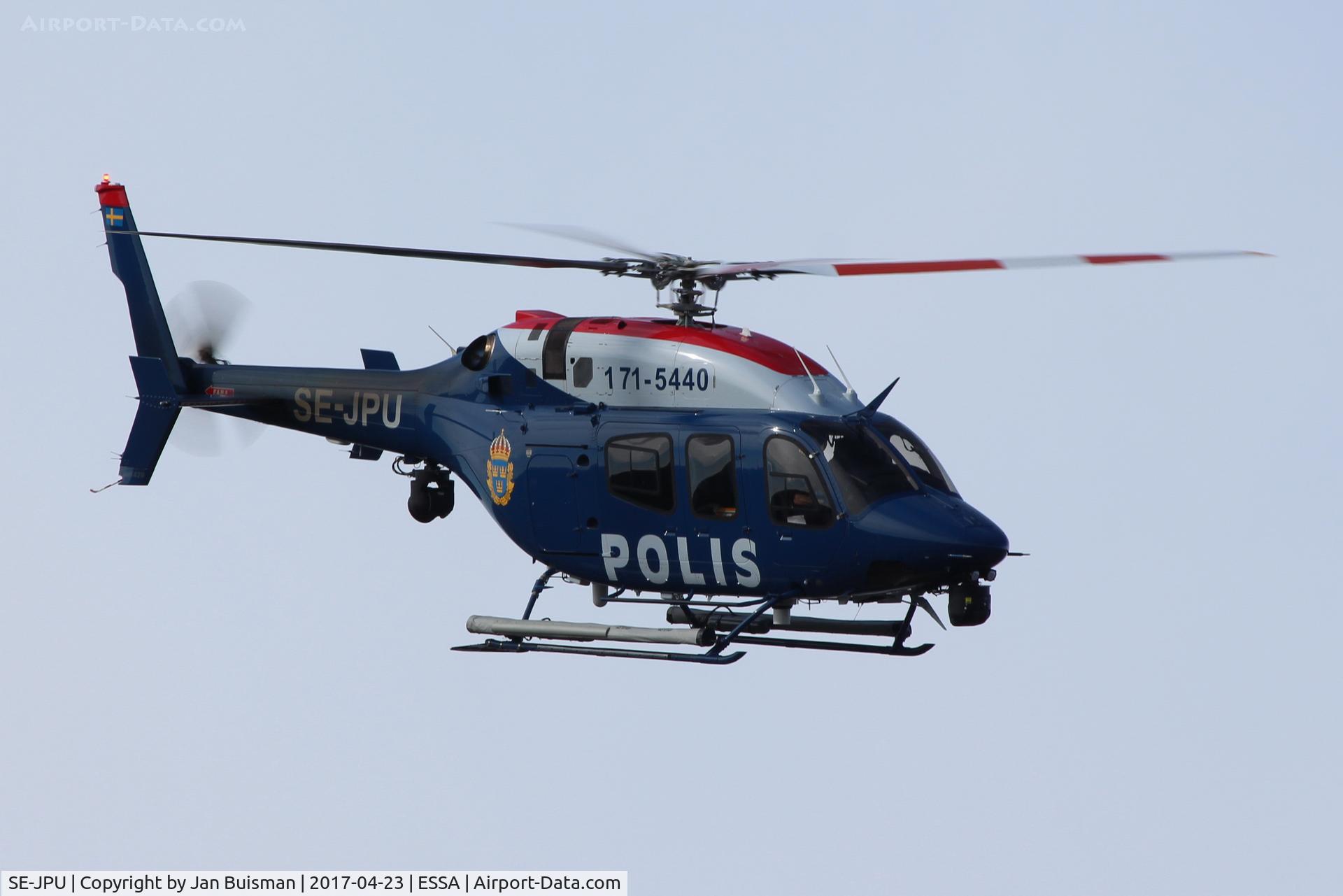 SE-JPU, 2014 Bell 429 GlobalRanger C/N 57204, Swedish Police