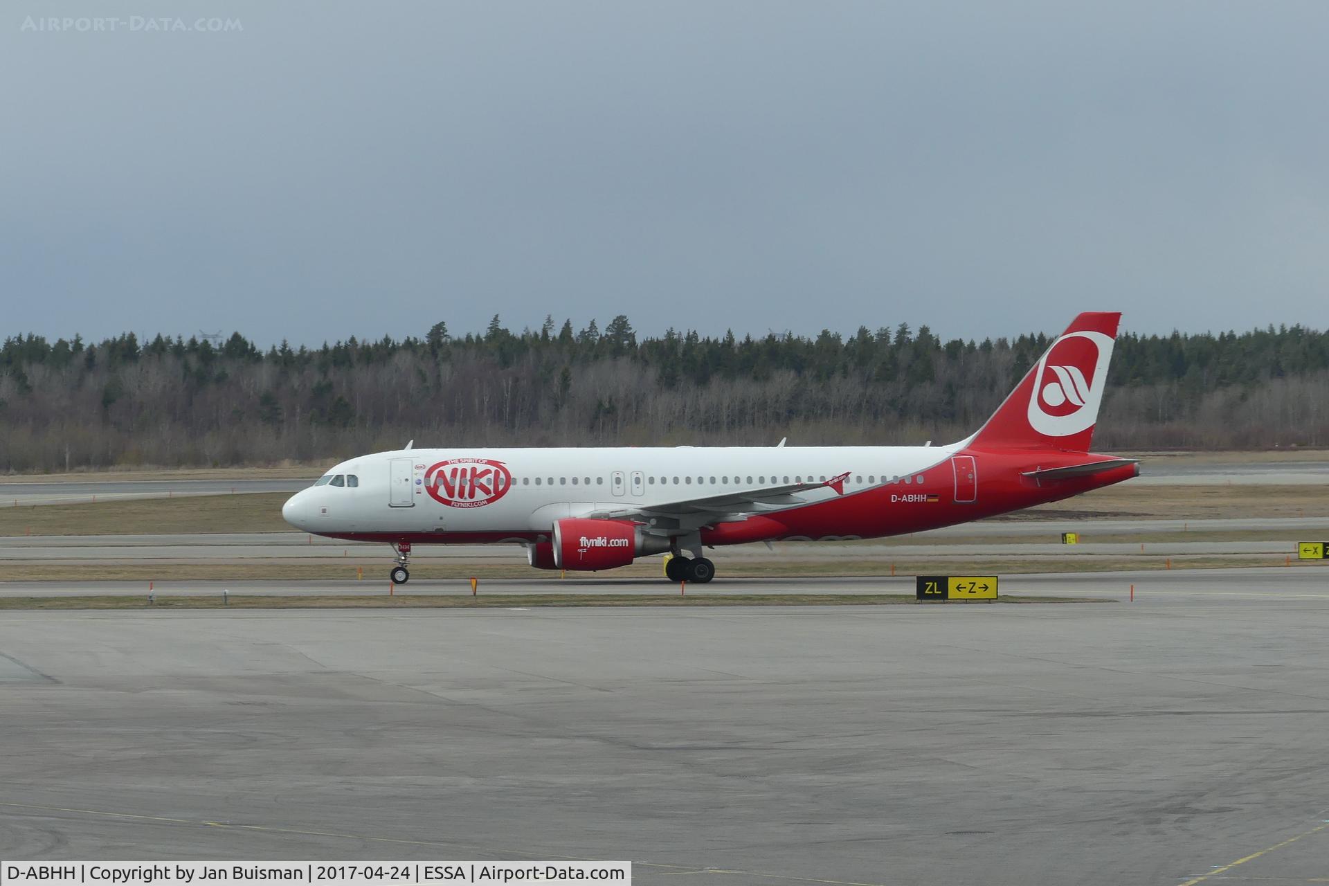 D-ABHH, 2006 Airbus A320-214 C/N 2902, Niki, Air Berlin logo on tail