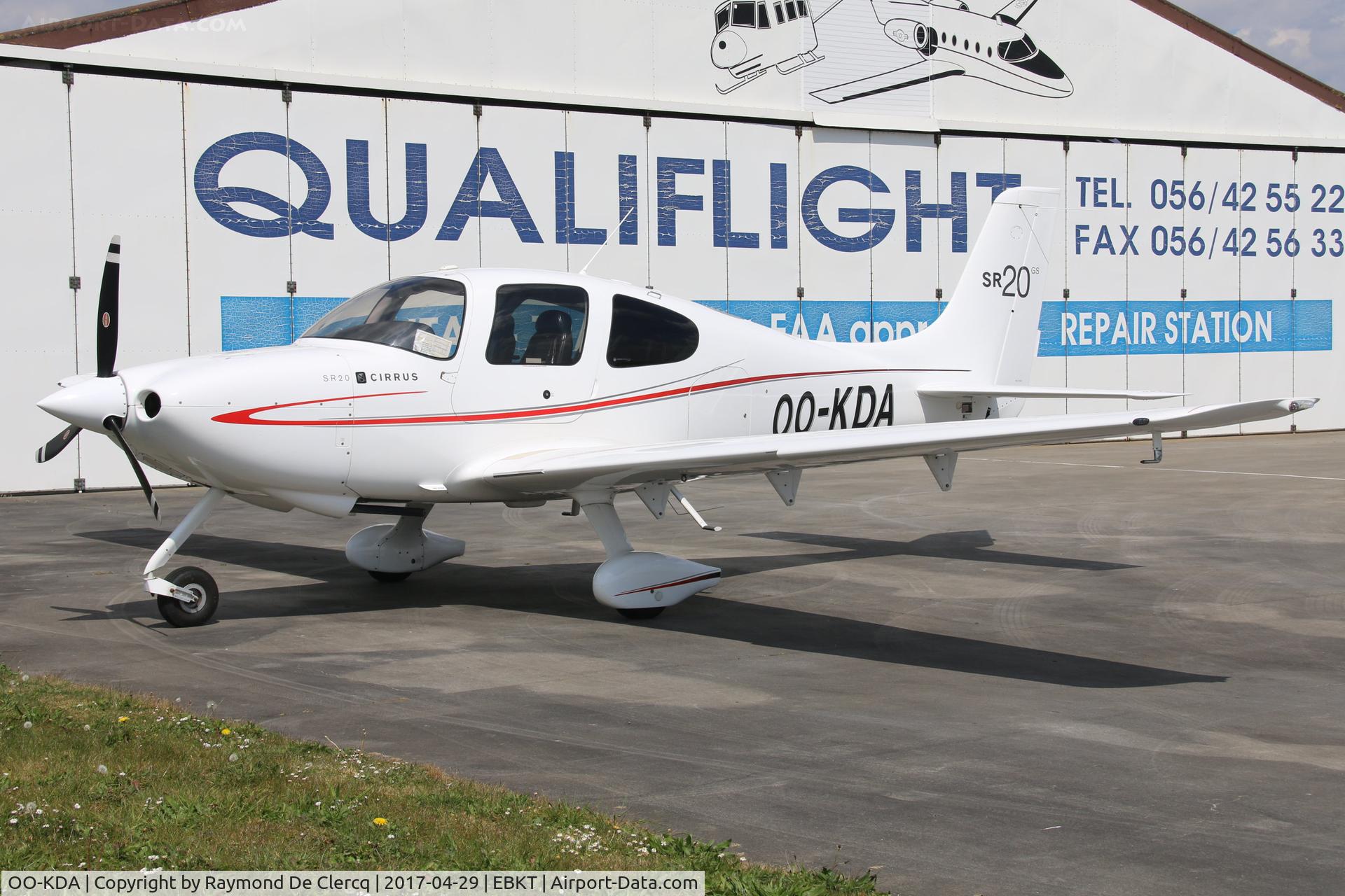 OO-KDA, 2010 Cirrus SR20 GS C/N 2036, At Wevelgem.