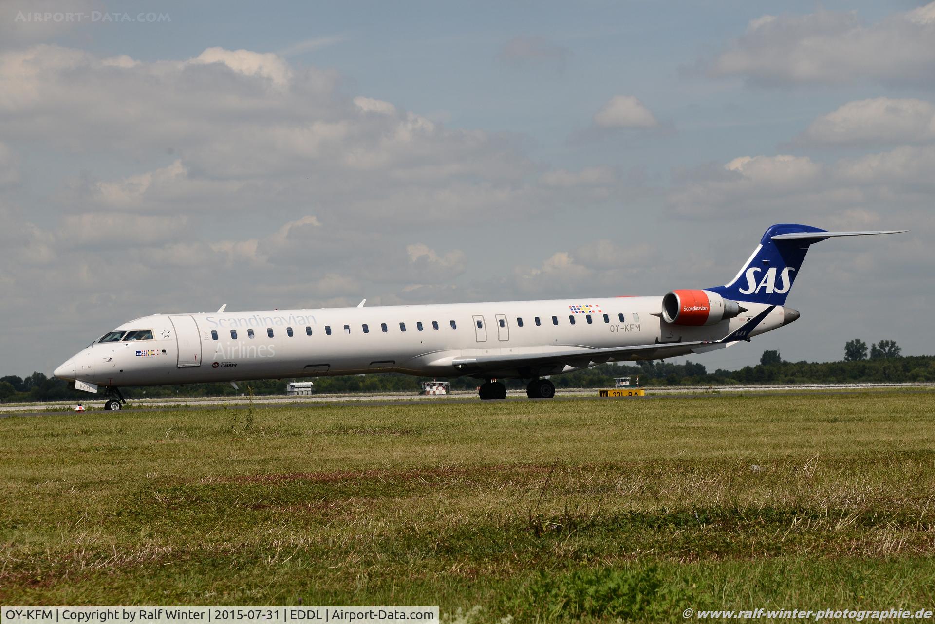 OY-KFM, 2010 Bombardier CRJ-900LR (CL-600-2D24) C/N 15250, Bombarider CL-600-2D24 CRJ-900 - SK SAS SAS Scandinavien Airlines 'Fafner Viking' - 15250 - OY-KFM - 31.07.2015 - DUS