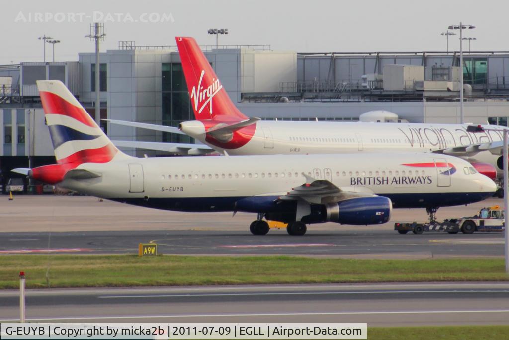 G-EUYB, 2008 Airbus A320-232 C/N 3703, Taxiing