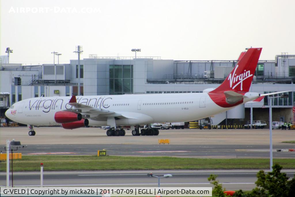 G-VELD, 1998 Airbus A340-313X C/N 214, Taxiing