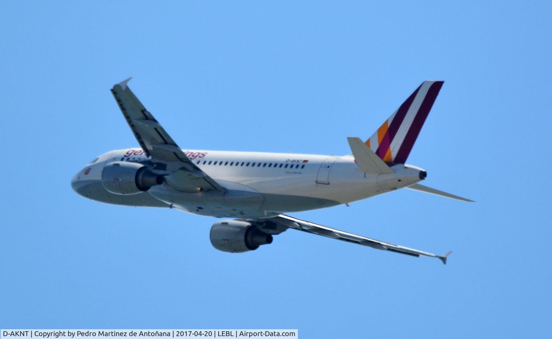 D-AKNT, 2005 Airbus A319-112 C/N 2607, El Prat  -  Barcelona  -  España