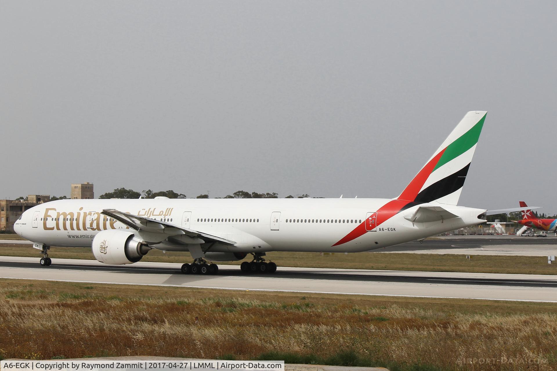 A6-EGK, 2011 Boeing 777-31H/ER C/N 41071, B777 A6-EGK Emirates Airlines
