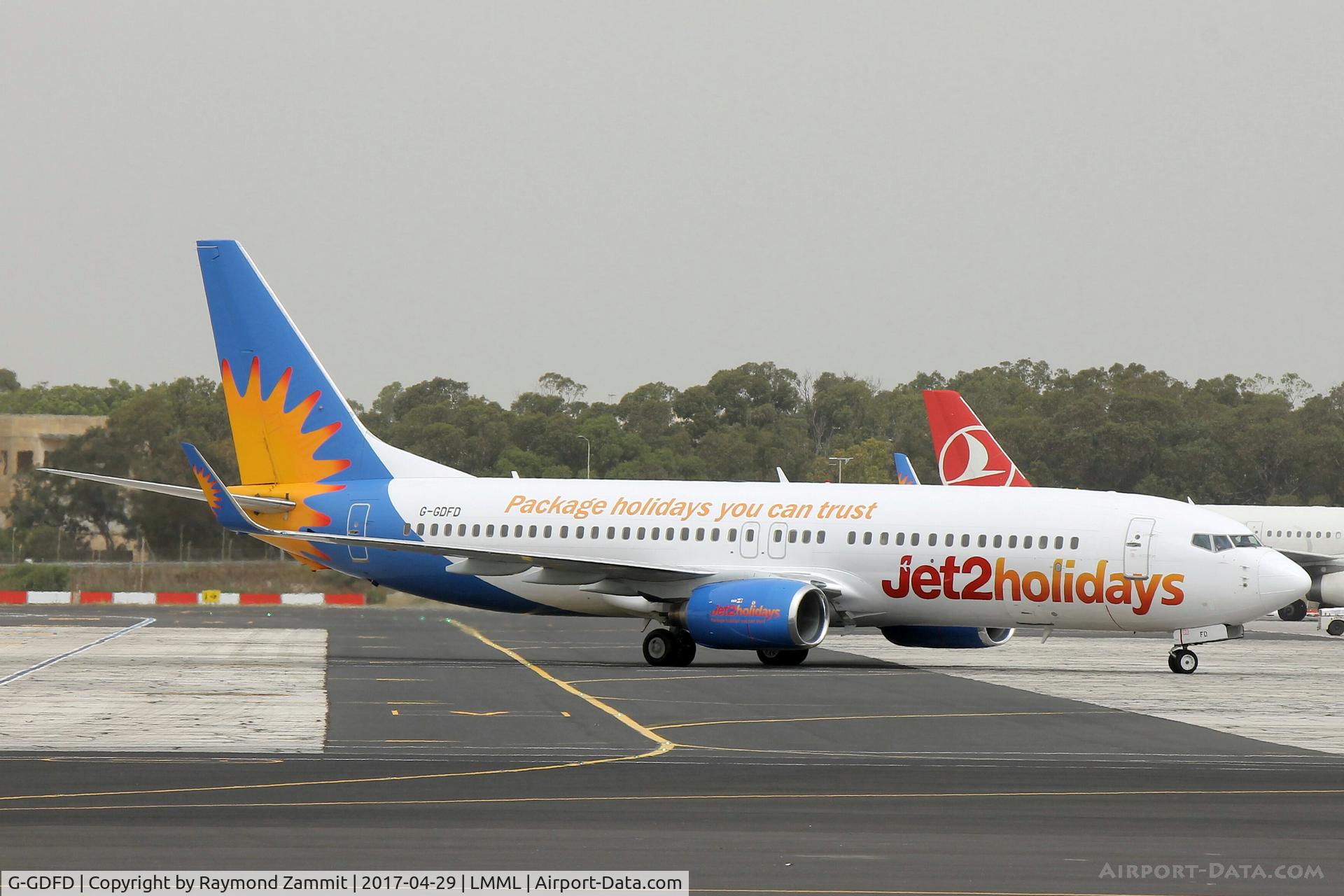 G-GDFD, 1997 Boeing 737-8K5 C/N 27982, B737-800 G-GDFD Jet2Com