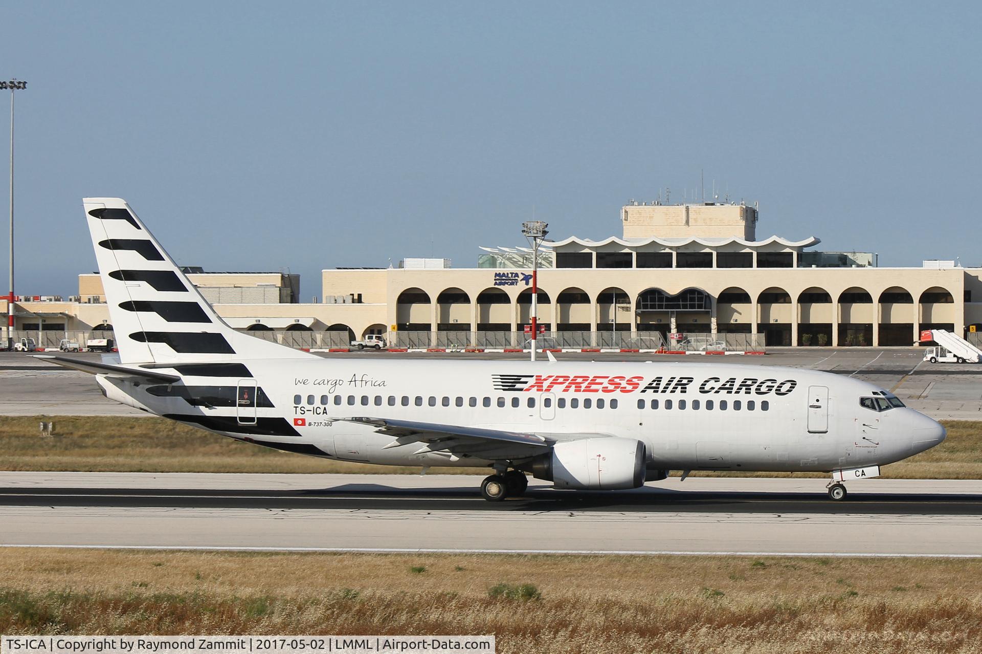 TS-ICA, 1988 Boeing 737-330QC C/N 23836, B737-300 TS-ICA Express Air Cargo