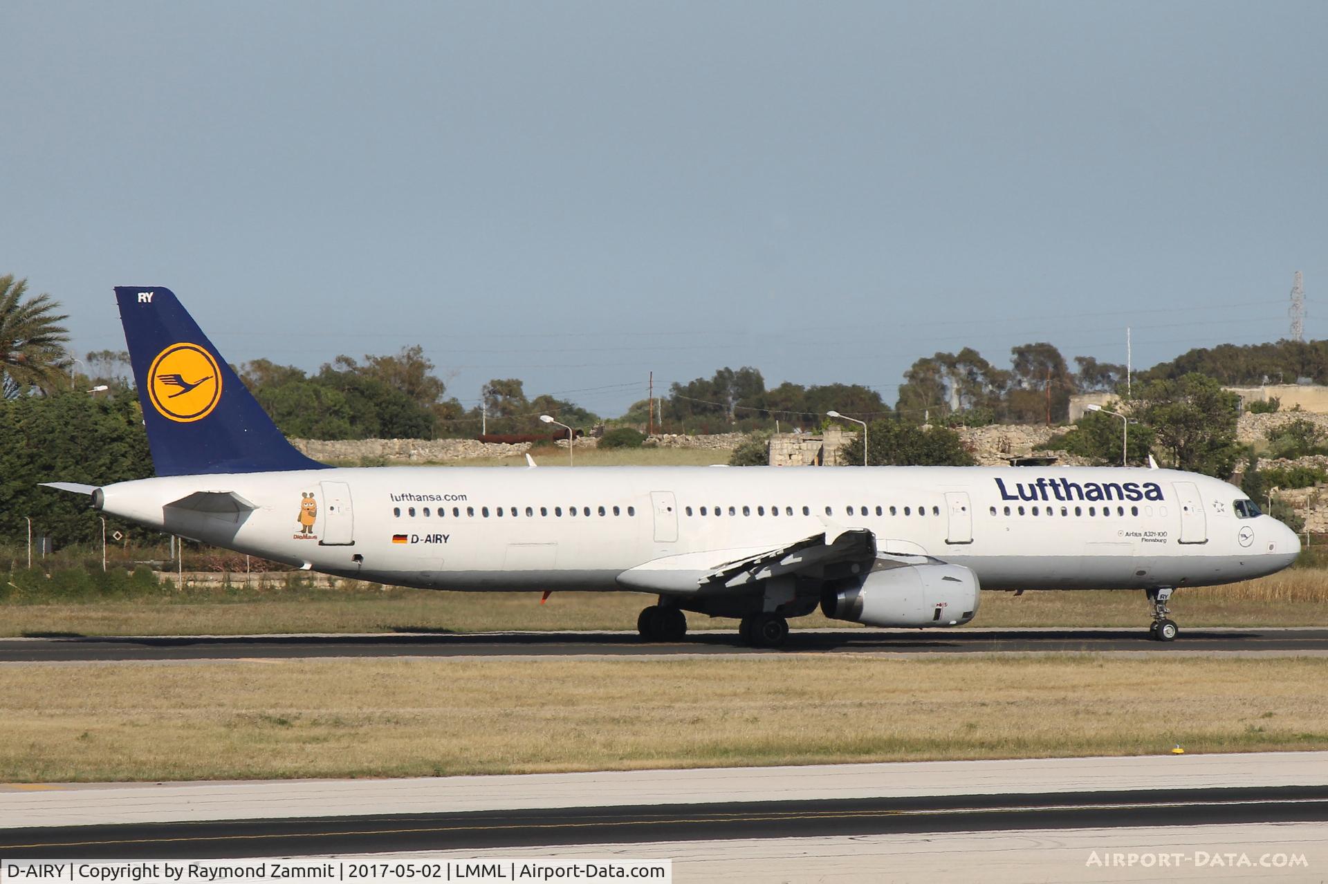 D-AIRY, 1998 Airbus A321-131 C/N 0901, A321 D-AIRY Lufthansa