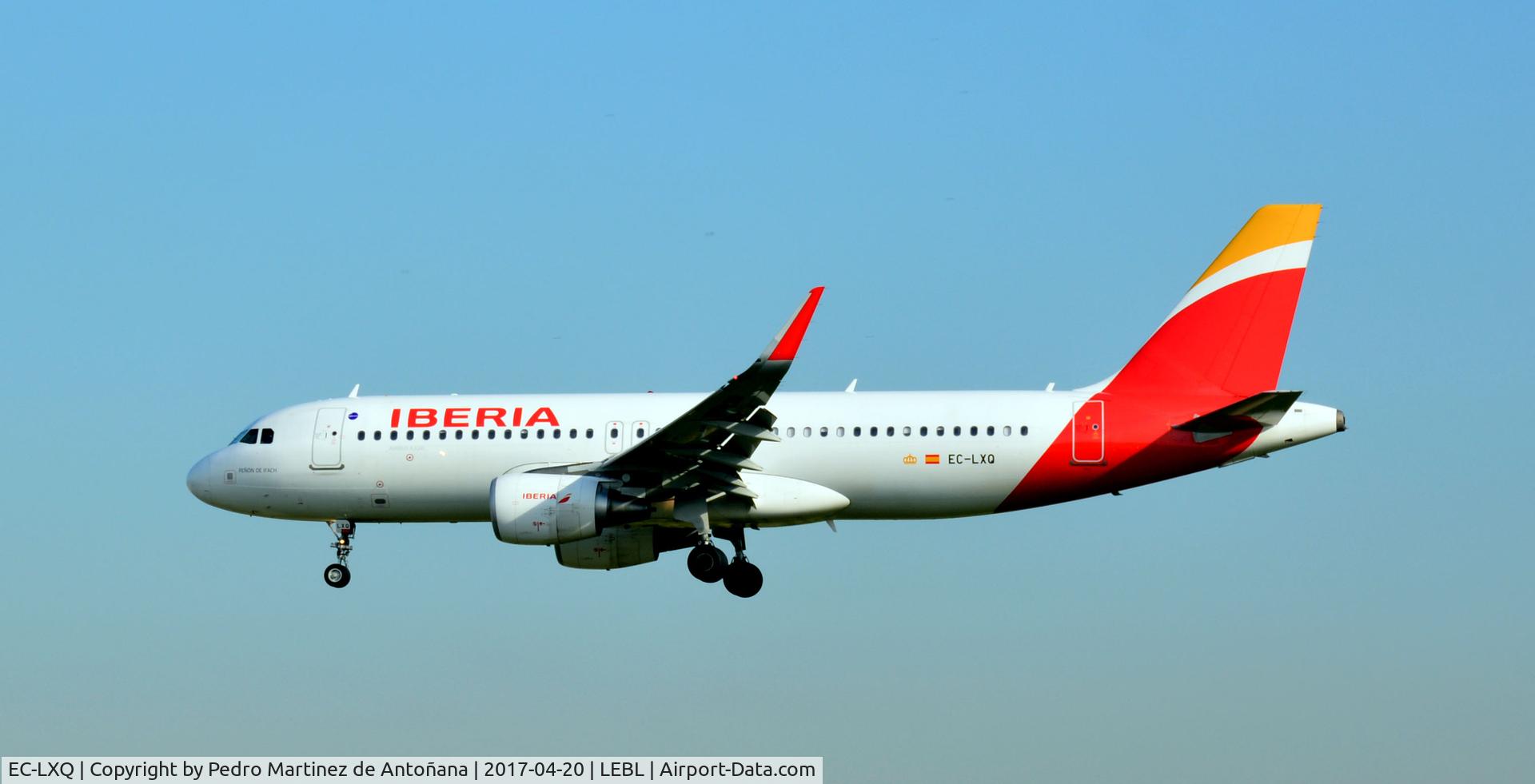 EC-LXQ, 2013 Airbus A320-216 C/N 5692, El Prat  -  Barcelona  -  España