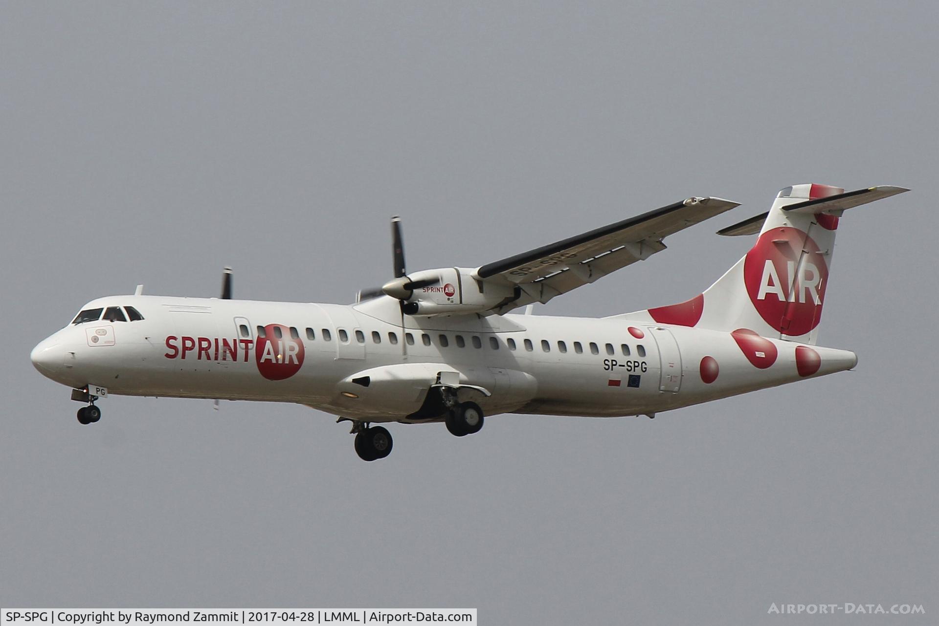 SP-SPG, 1996 ATR 72-202 C/N 488, ATR72 SP-SPG Sprintair