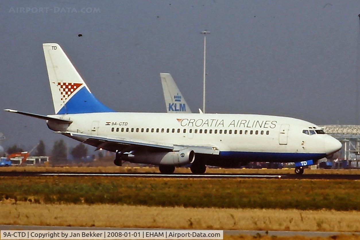 9A-CTD, 1981 Boeing 737-230 C/N 22140, Schiphol Amsterdam 1995