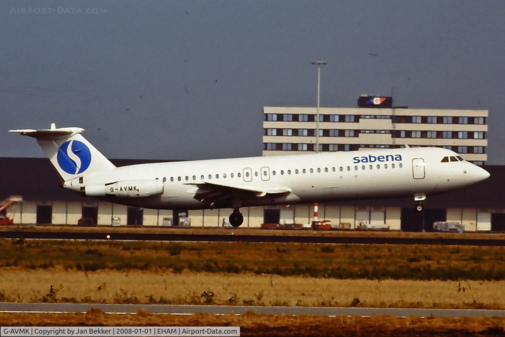 G-AVMK, 1968 BAC 111-510ED One-Eleven C/N BAC.139, 1995 Schiphol Amsterdam