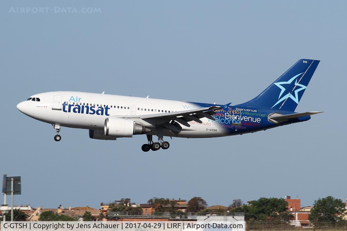 C-GTSH, 1991 Airbus A310-308 C/N 599, Arriving from Montreal