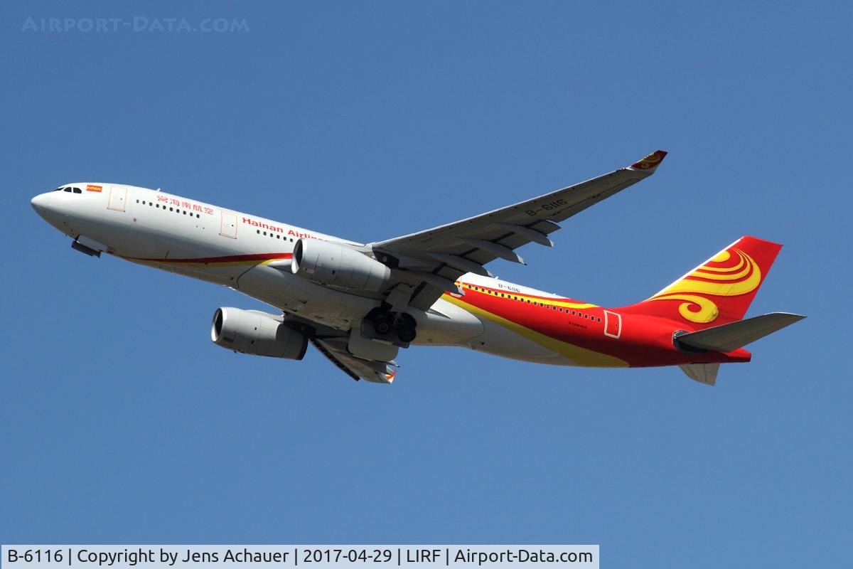 B-6116, 2007 Airbus A330-243 C/N 875, Take-Off to Xi´an