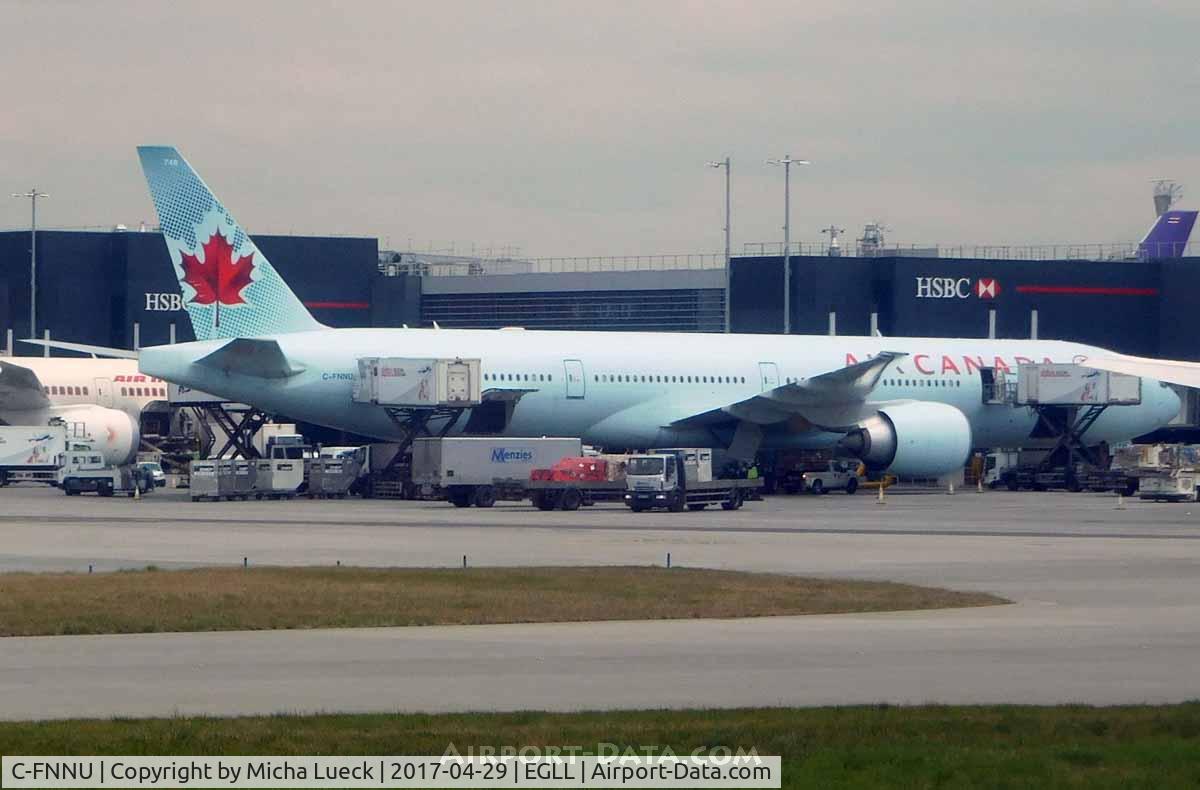 C-FNNU, 2013 Boeing 777-333/ER C/N 43249, At Heathrow