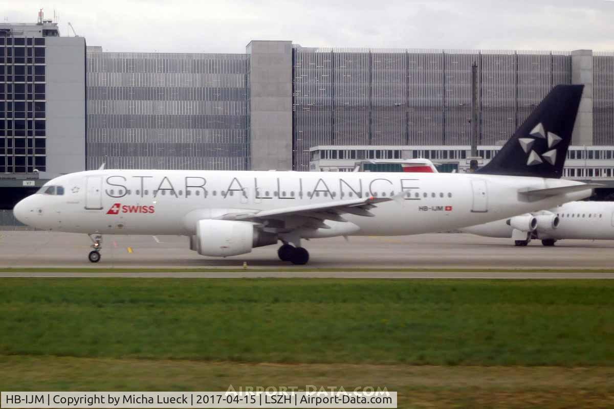 HB-IJM, 1996 Airbus A320-214 C/N 635, At Zurich