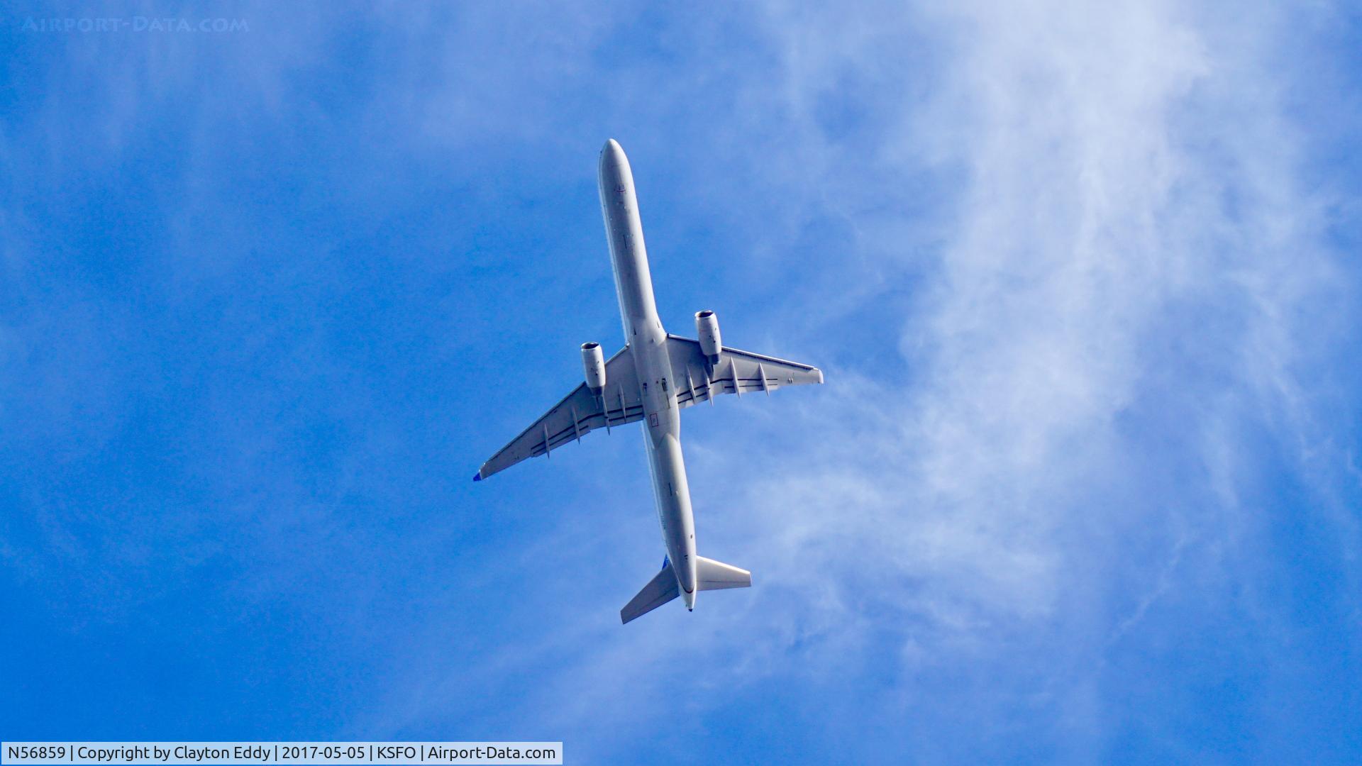 N56859, 2004 Boeing 757-324 C/N 32818, SFO 2017.