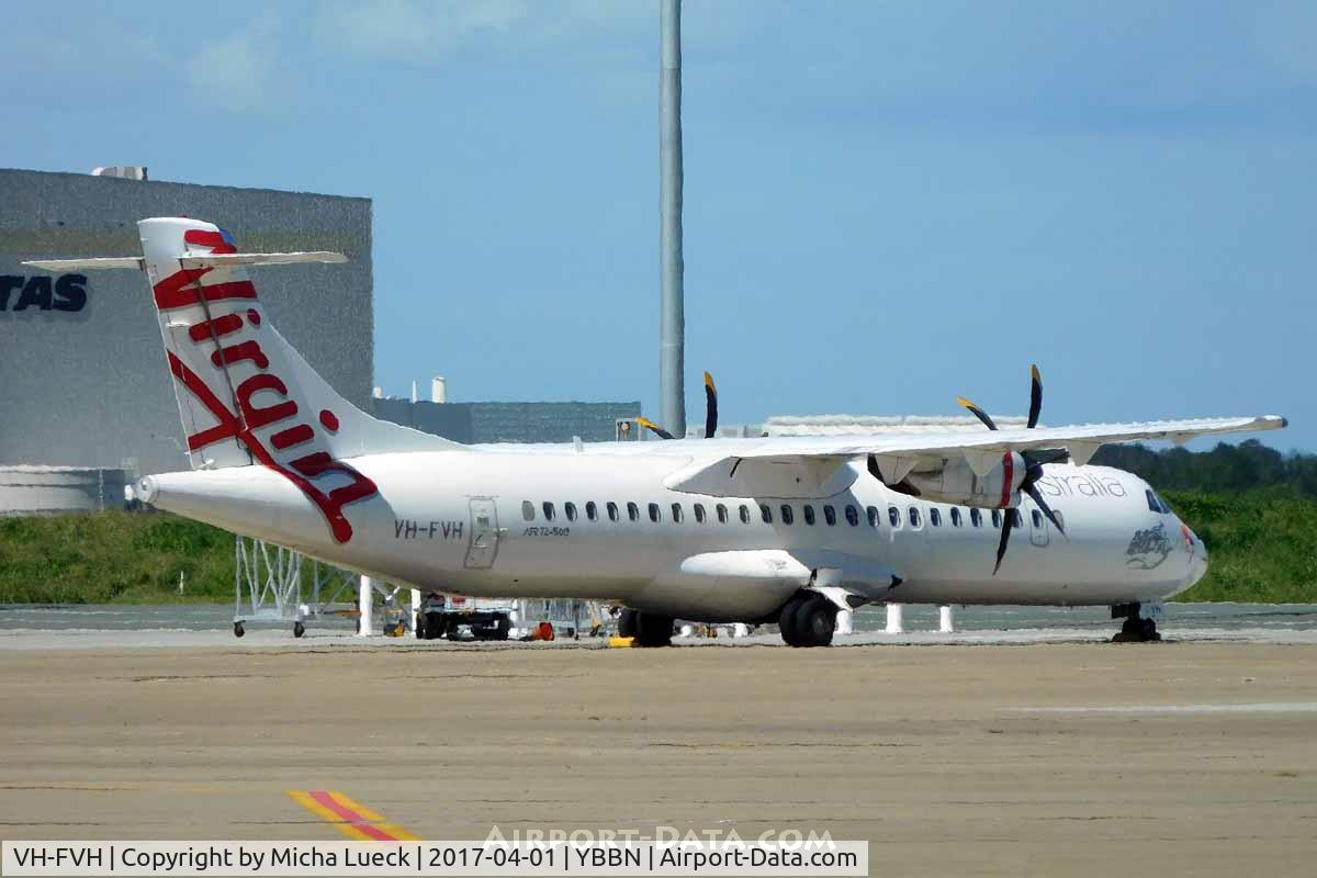 VH-FVH, ATR 72-212A C/N 954, At Brisbane
